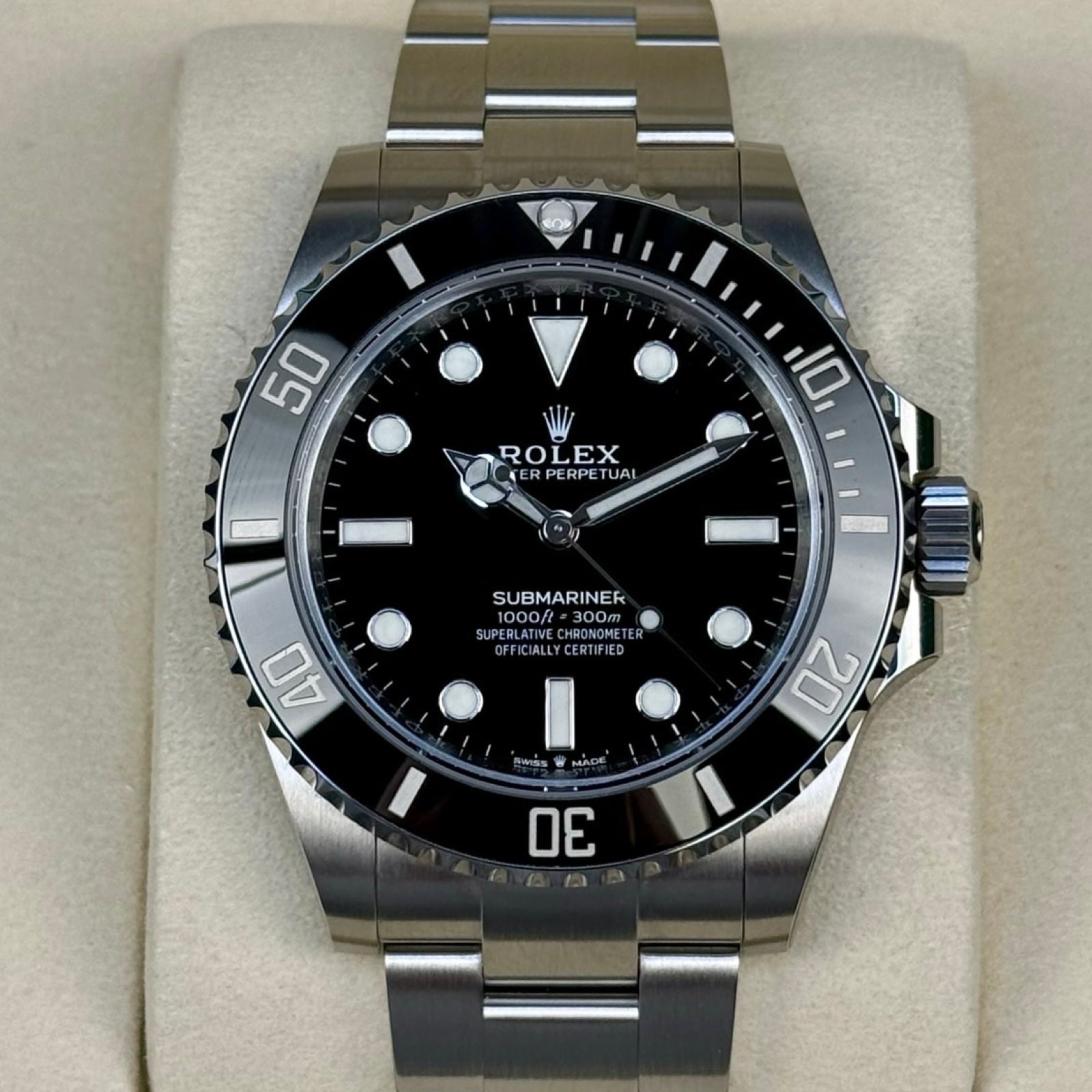 Rolex Submariner No Date Ref. 124060 – Neu, LC100, Fullset 03/2026 | Finer Things
