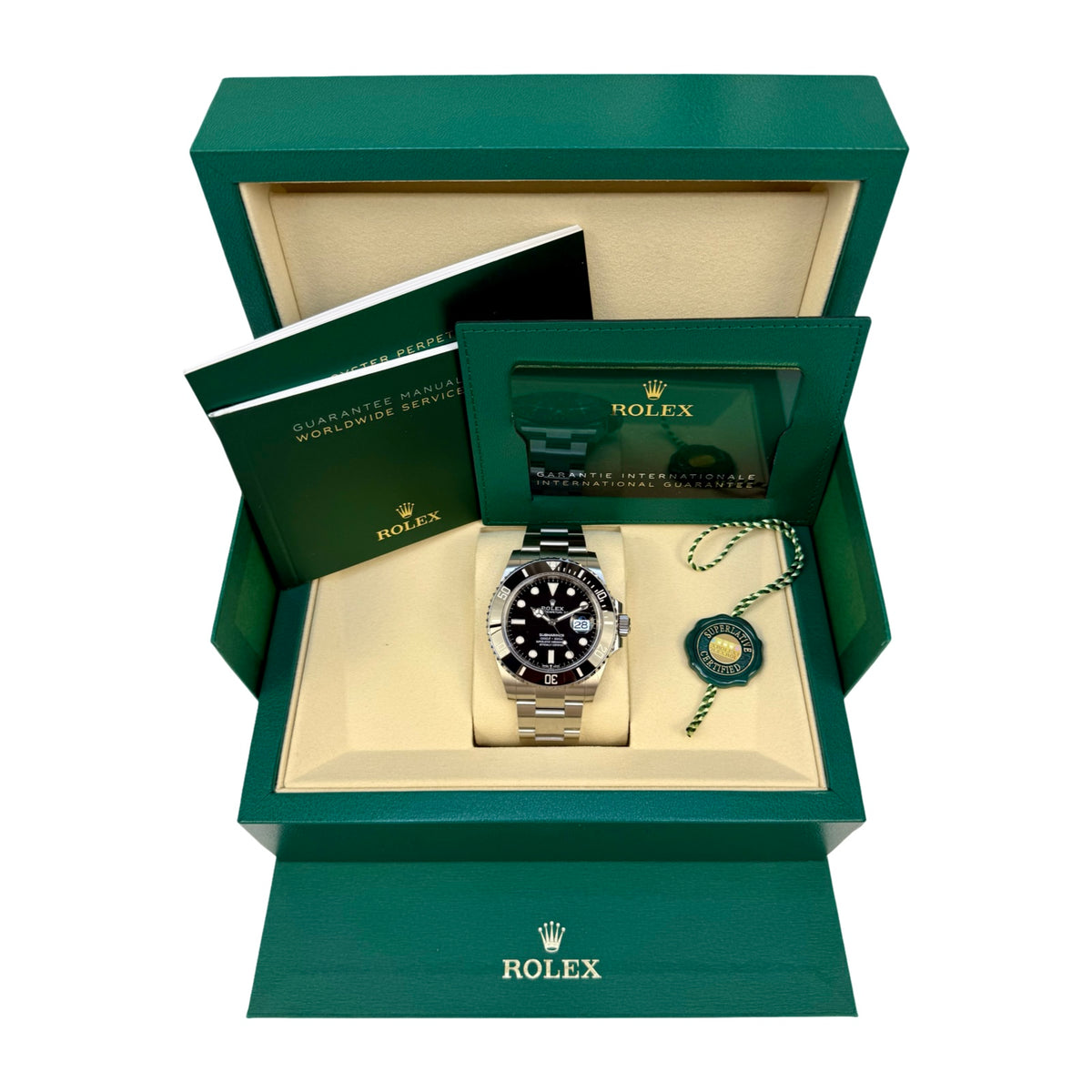ROLEX SUBMARINER DATE 126610LN 08/2025 LC100 NEU FULLSET