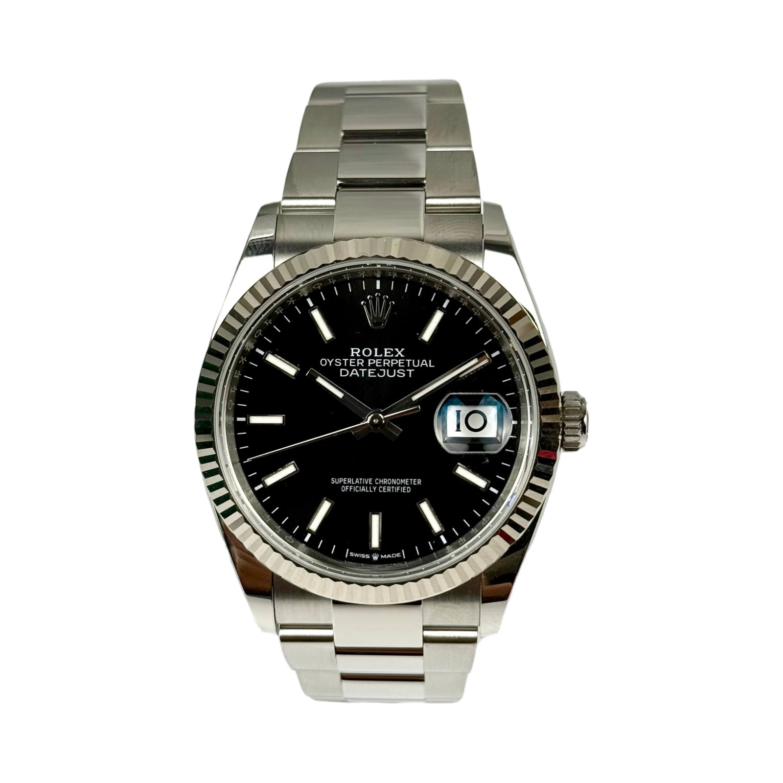 Rolex Datejust 36 Ref. 126234 Schwarz – Neu, LC100, Fullset 03/2026 | Finer Things
