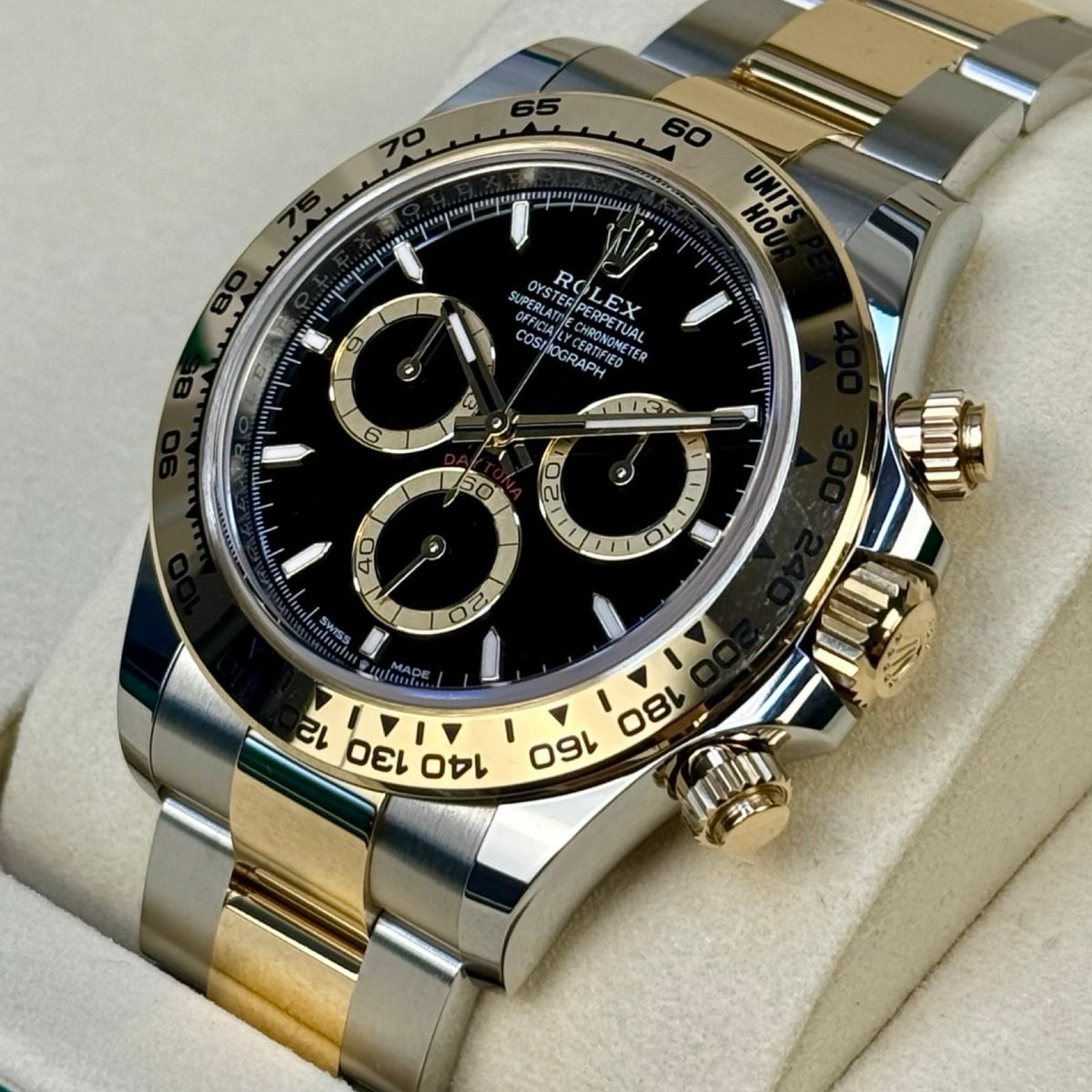 ROLEX COSMOGRAPH DAYTONA 126503 SCHWARZ 09/2025 LC100 NEU FULLSET