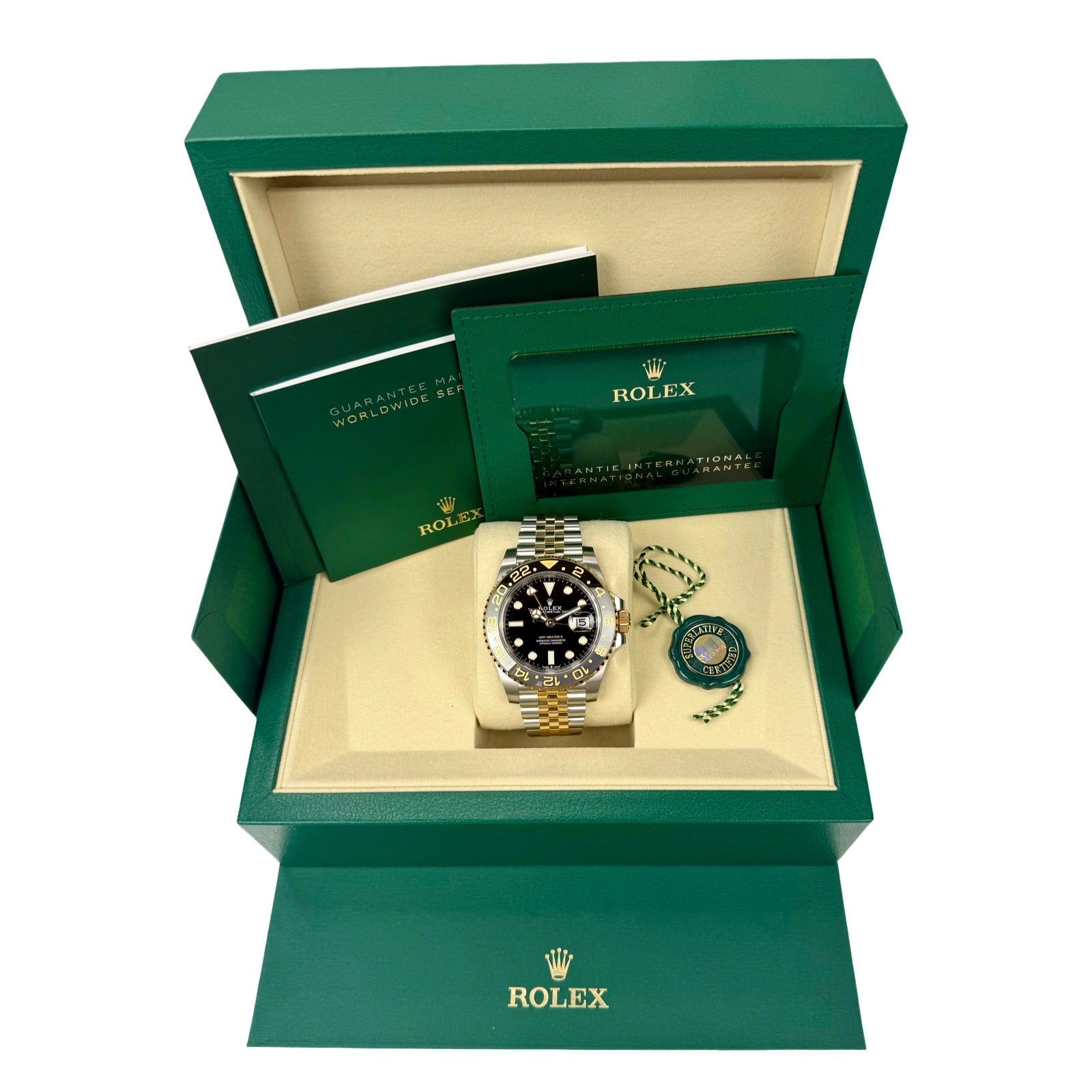 ROLEX GMT-MASTER II 126713GRNR ZOMBIE 02/2026 LC100 NEU FULLSET