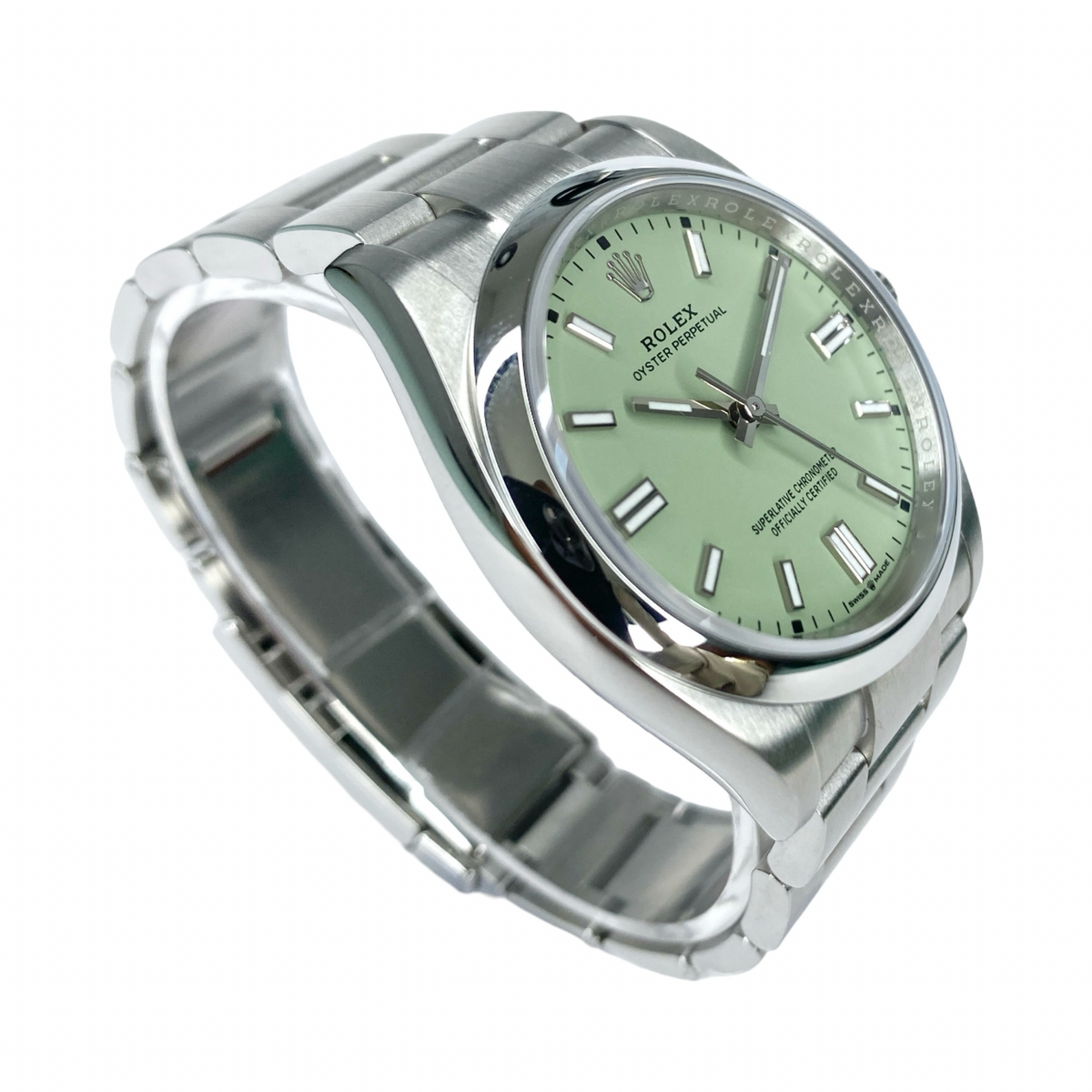 Rolex Oyster Perpetual 36 Ref. 126000 Pistachio – Neu, Fullset 02/2026 | Finer Things