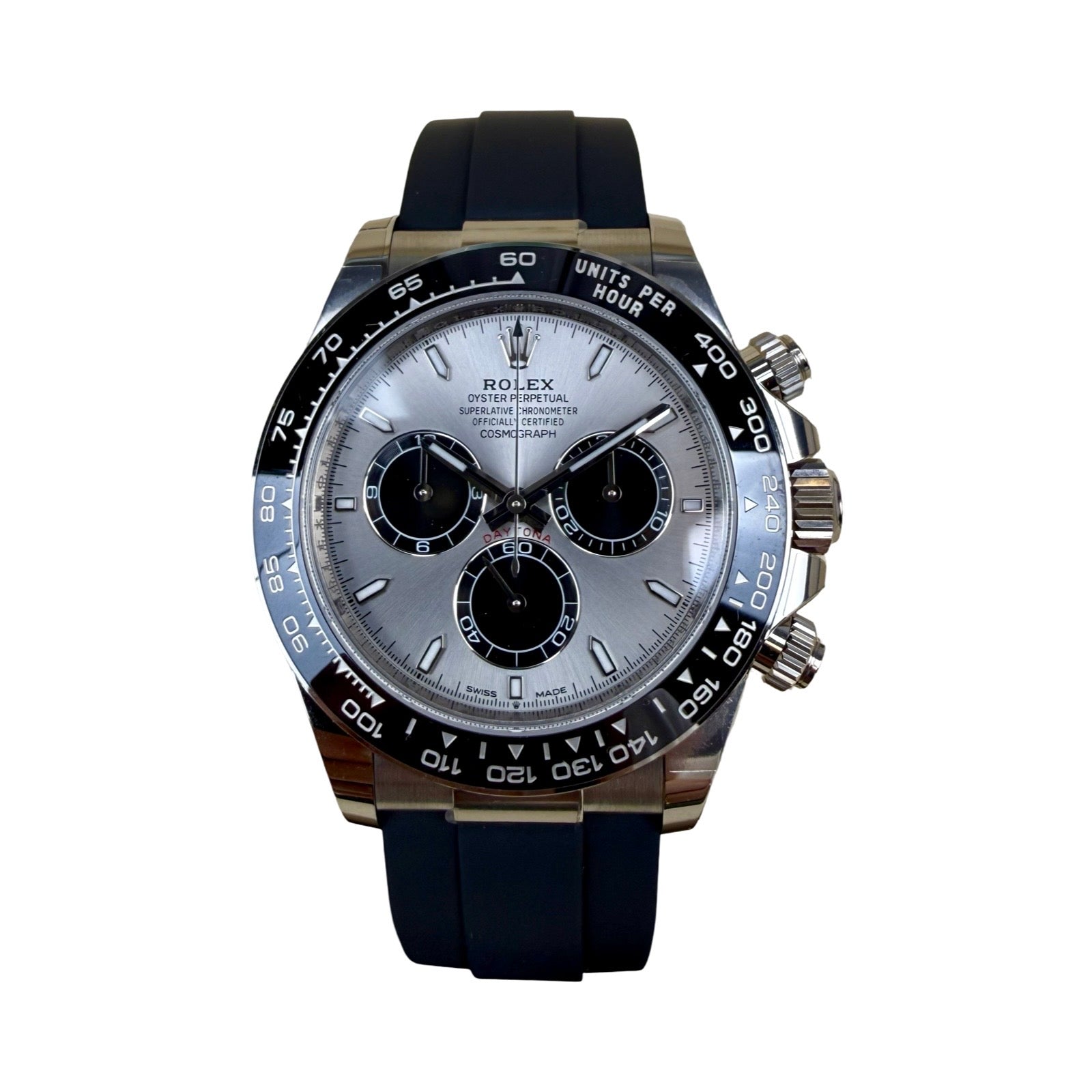 ROLEX COSMOGRAPH DAYTONA OYSTERFLEX 126519LN WEIßGOLD "GHOST" 10/2024 NEU FULLSET