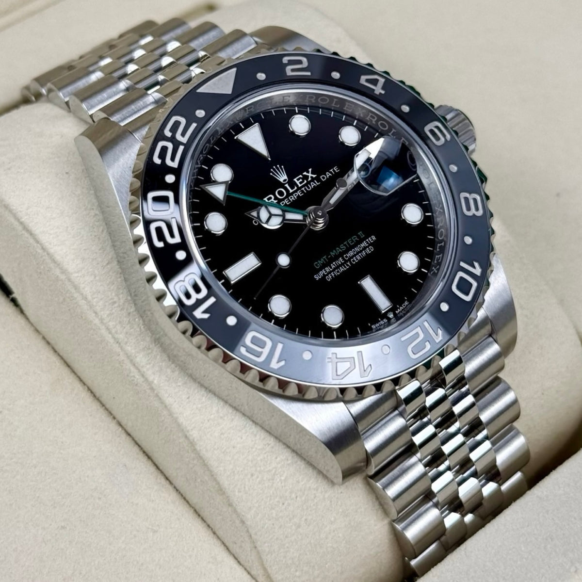 Rolex GMT-Master II Ref. 126710GRNR Bruce Wayne Jubilee – Neu, Fullset 02/2026