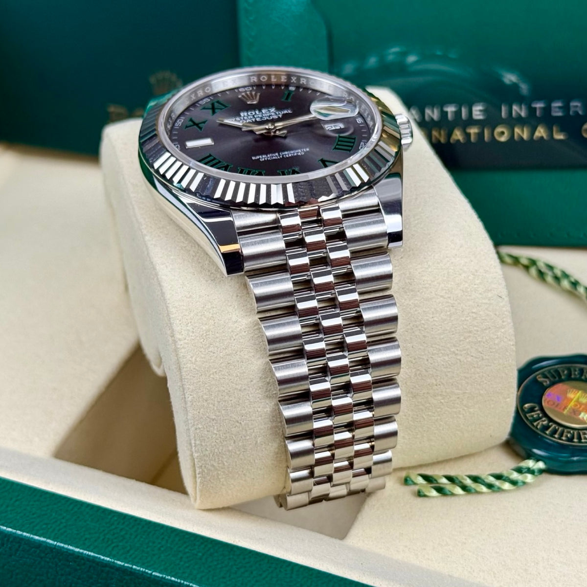 Rolex Datejust 41 Ref. 126334 Wimbledon Jubilee – LC100, Neu, Fullset 06/2026