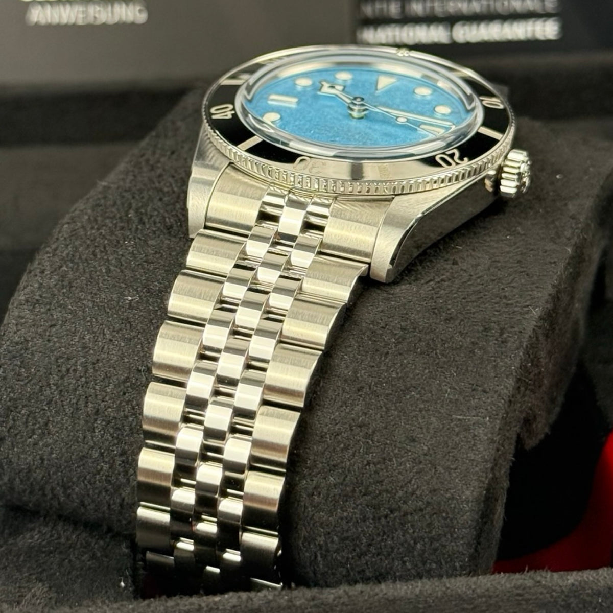 TUDOR BLACK BAY 54 LAGOON BLUE M79000 03/2026 LC100 NEU FULLSET
