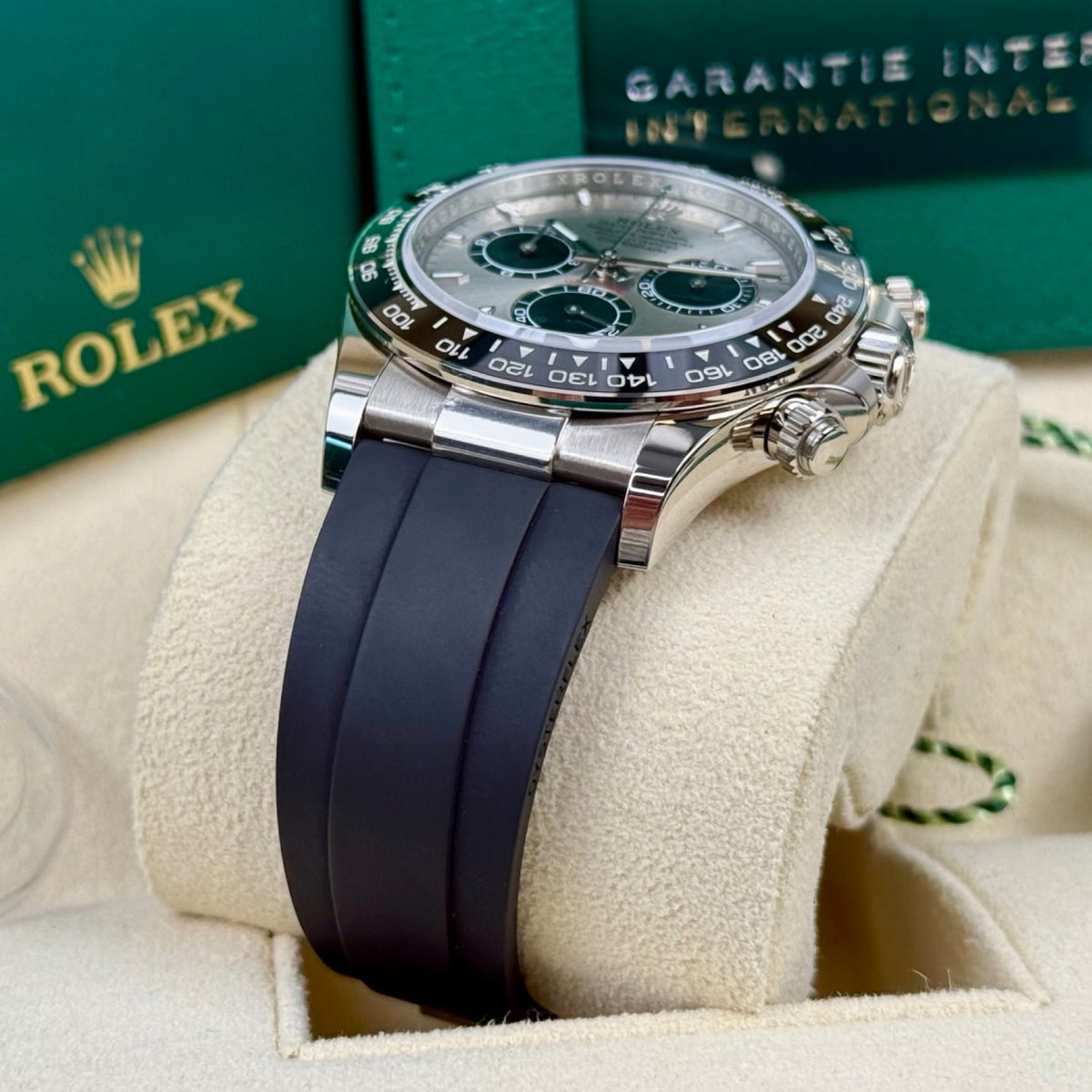 ROLEX COSMOGRAPH DAYTONA OYSTERFLEX 126519LN WEIßGOLD "GHOST" 10/2024 NEU FULLSET
