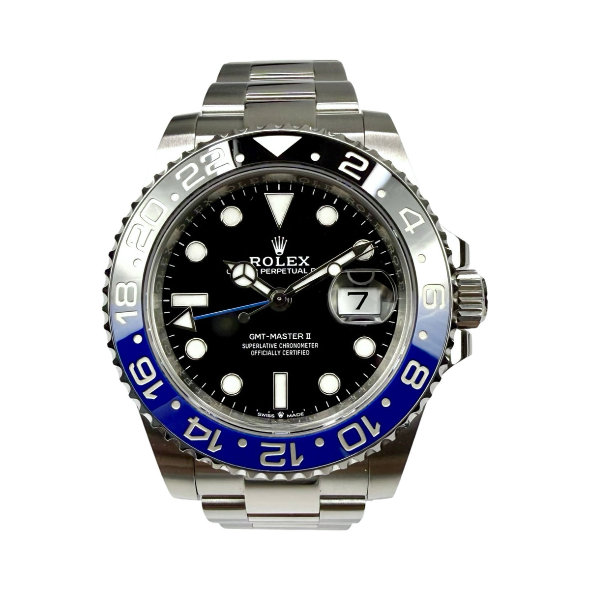 ROLEX GMT-MASTER II 126710BLNR BATMAN 09/2024 FULLSET