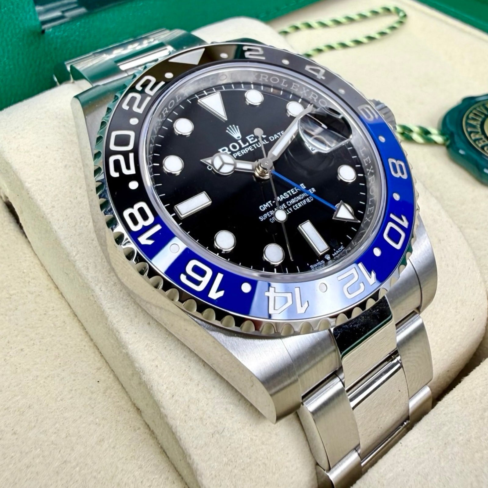 Rolex GMT-Master II Ref. 126710BLNR Batman – Neu, LC100, Full Set 03/2026 | Finer Things Köln
