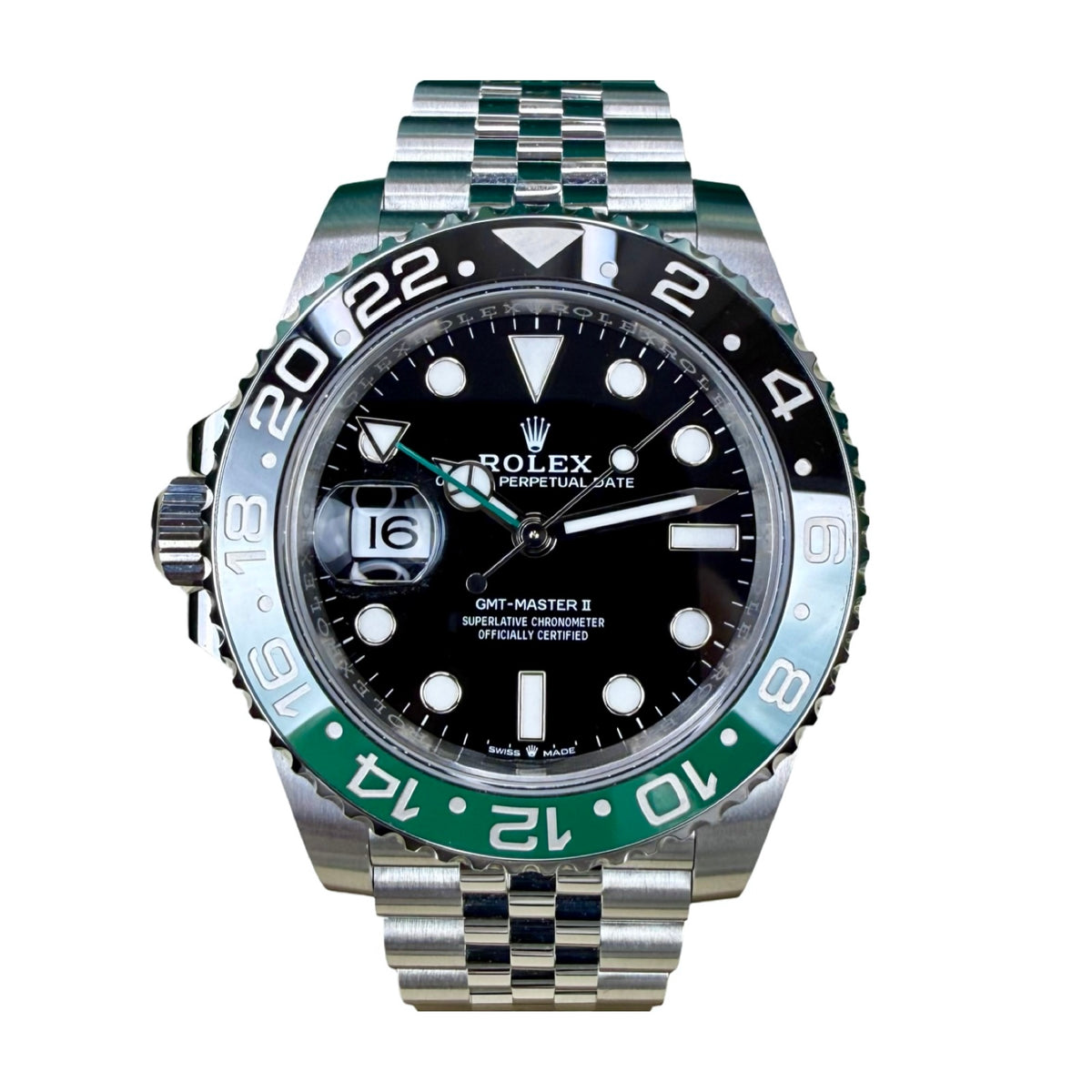 ROLEX GMT-MASTER II SPRITE 126720VTNR JUBILEE 10/2025 LC100 NEU FULLSET