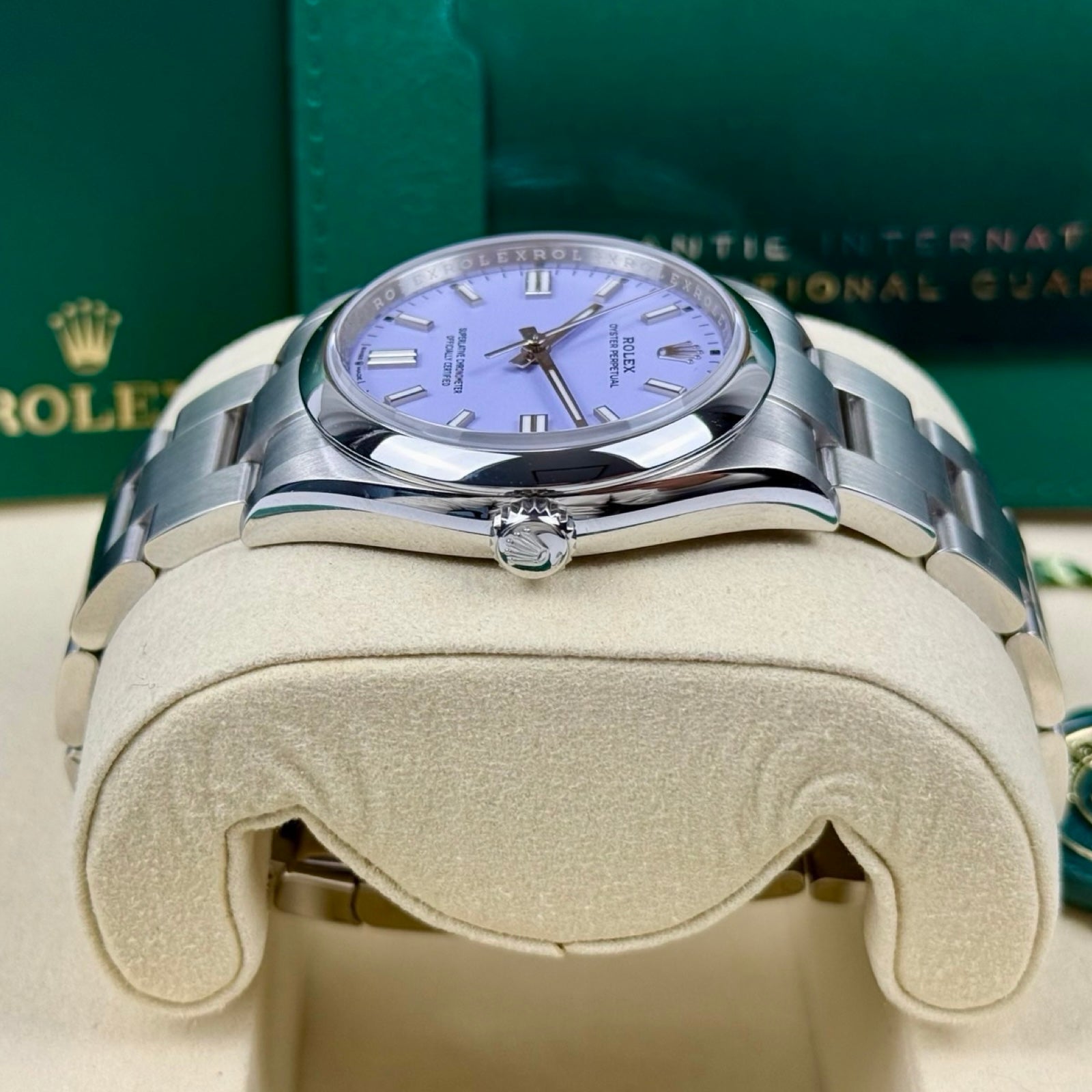 ROLEX OYSTER PERPETUAL 36 126000 LAVENDER 2026 NEU FULLSET