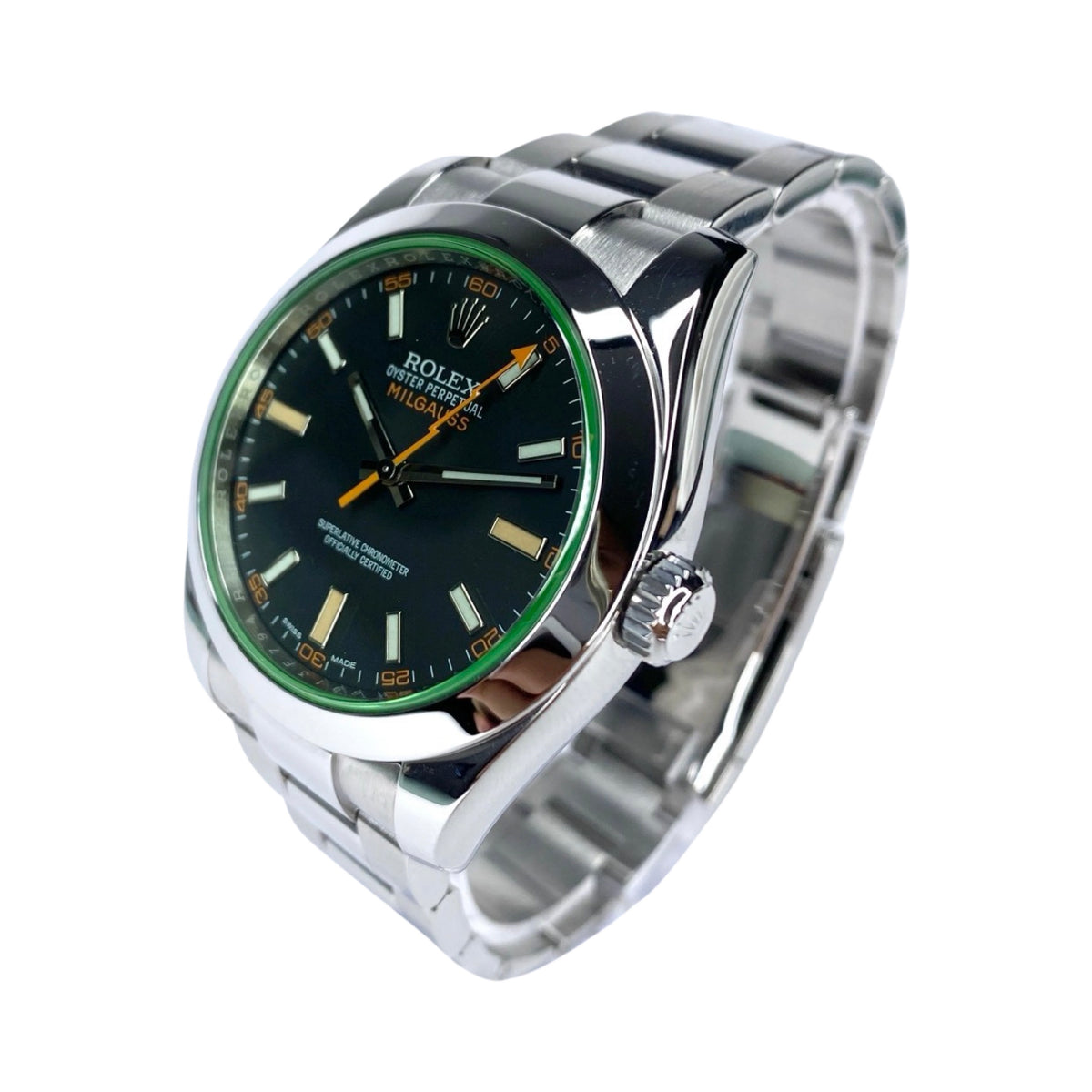 ROLEX MILGAUSS SCHWARZ 116400GV 2017 LC EU FULLSET
