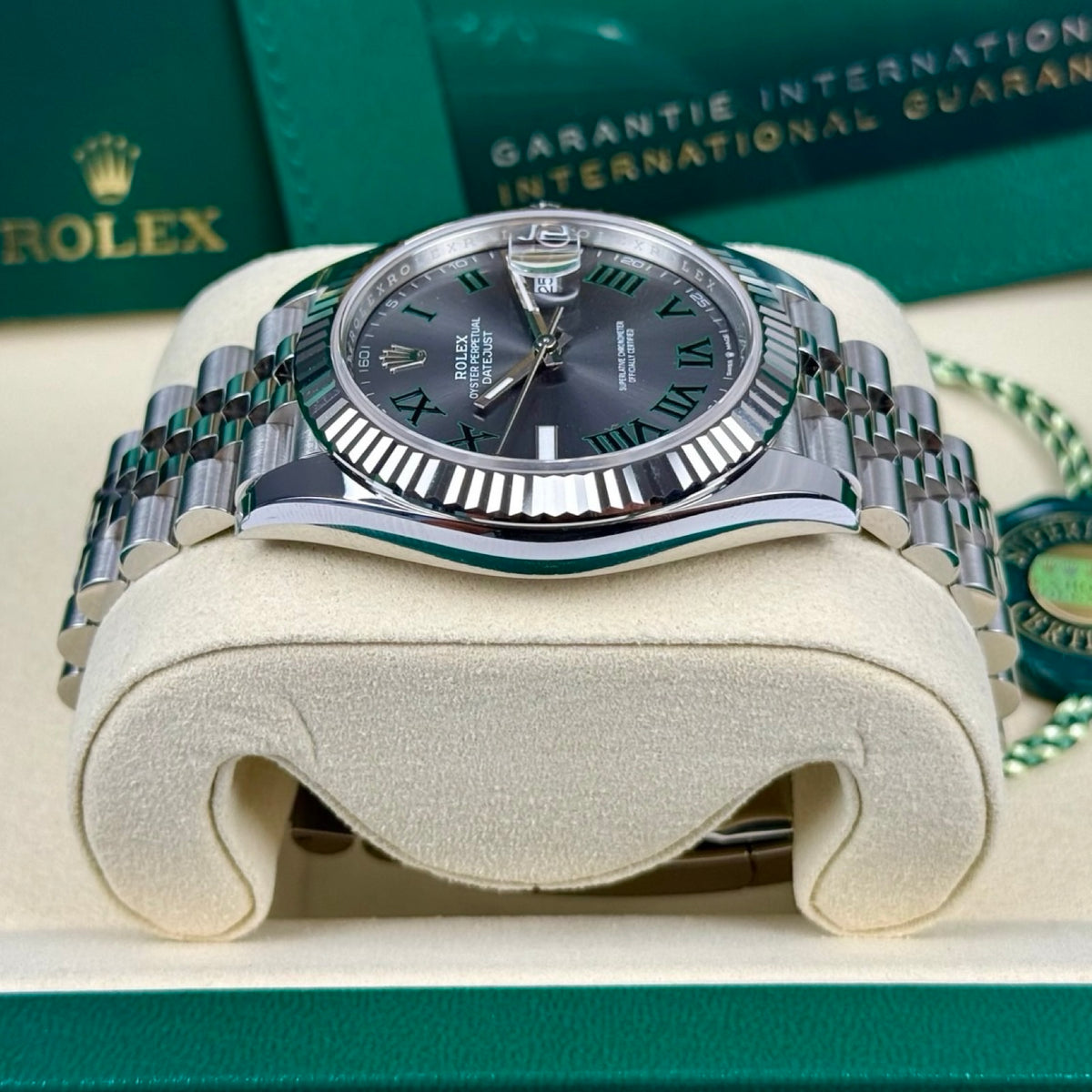 Rolex Datejust 41 Ref. 126334 Wimbledon Jubilee – LC100, Neu, Fullset 06/2026