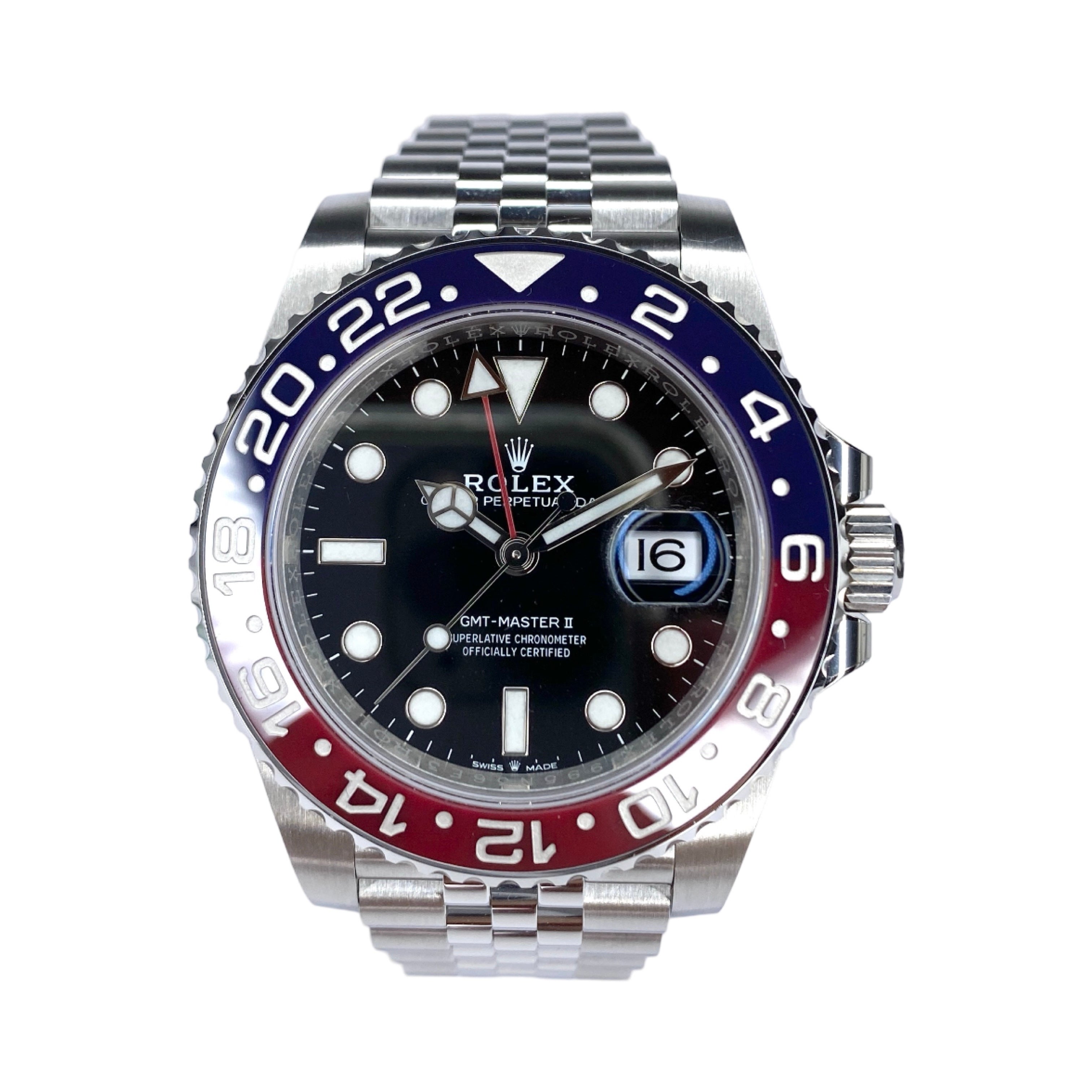 ROLEX GMT-MASTER II PEPSI 126710BLRO JUBILEE 2020 LC100 NEU FULLSET