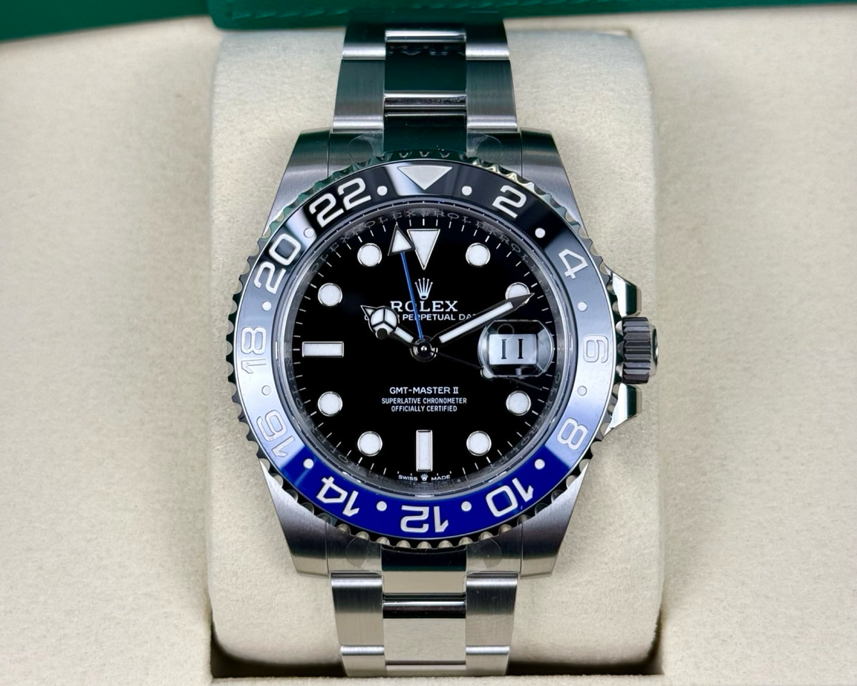 Rolex GMT-Master II Ref. 126710BLNR Batman – Neu, LC100, Full Set 05/2026 | Finer Things Köln