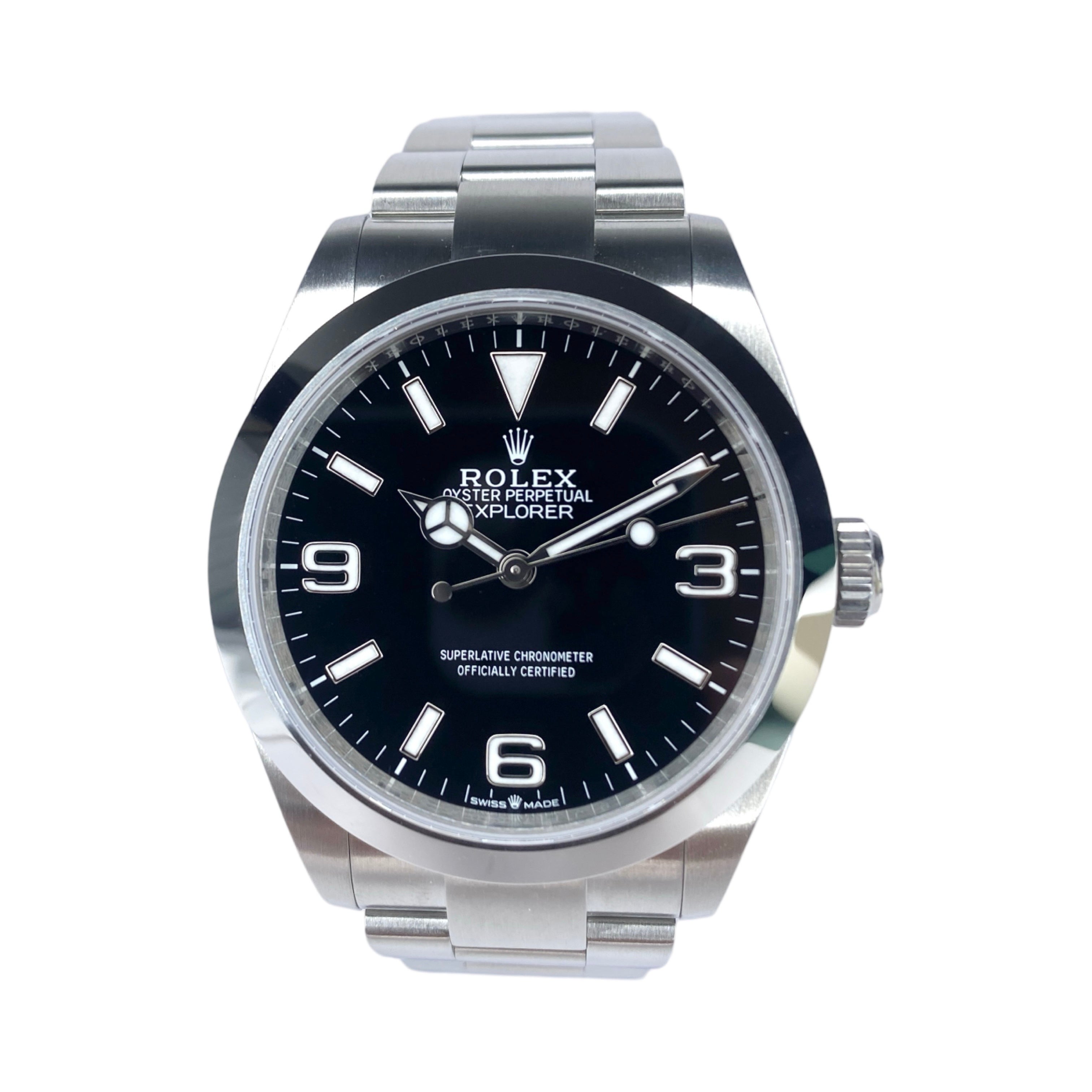 ROLEX EXPLORER I 224270 09/2023 NEU FULLSET LC100