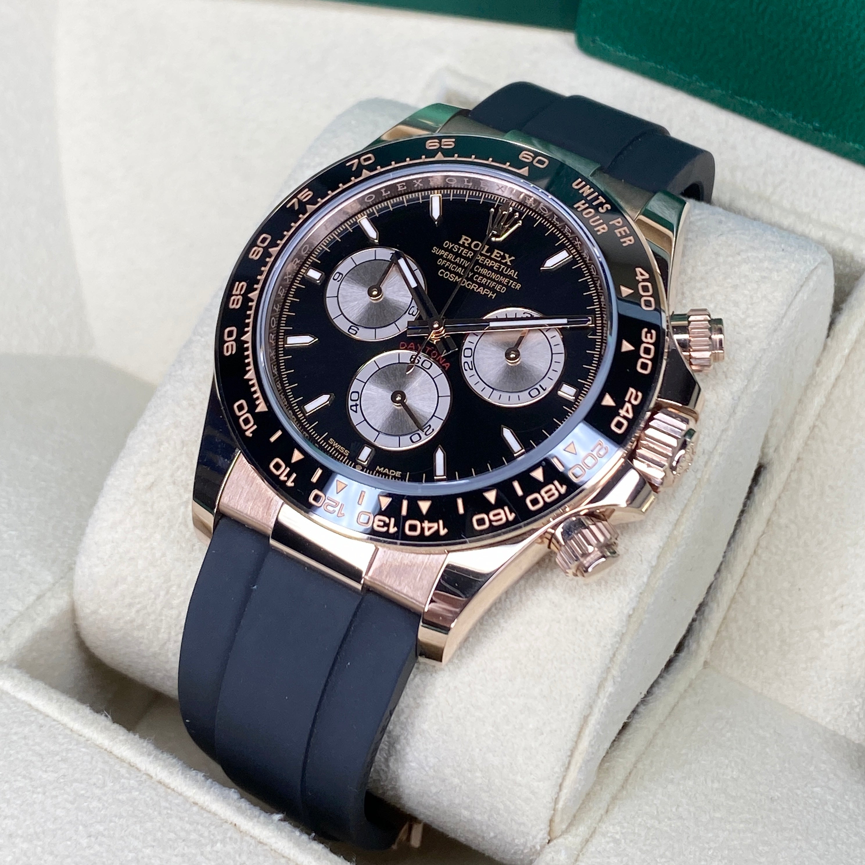 ROLEX DAYTONA OYSTERFLEX ROSÉGOLD 126515LN 08/2024 NEU FULLSET