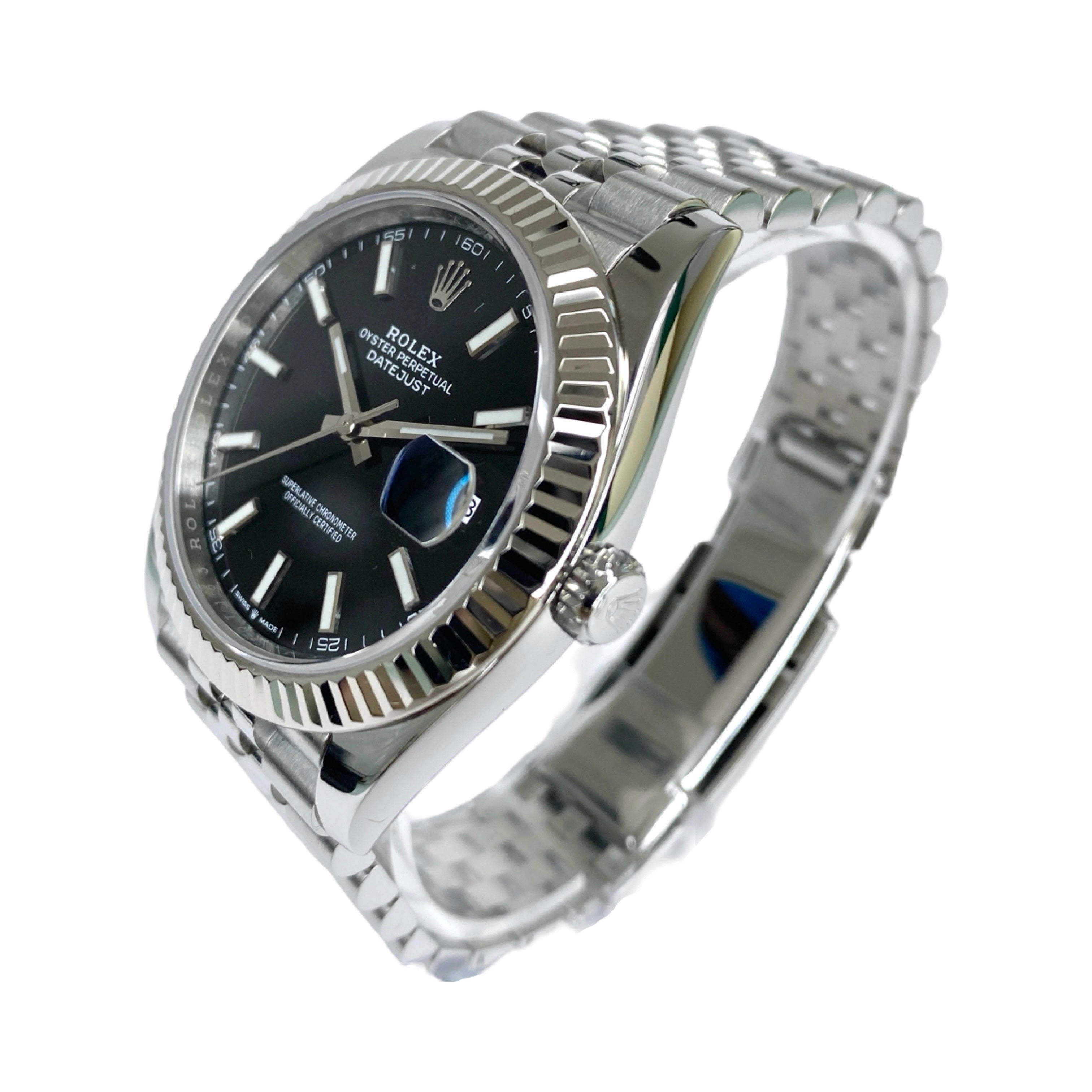 ROLEX DATEJUST 41 126334 SCHWARZ JUBILEE 08/2022 FULLSET