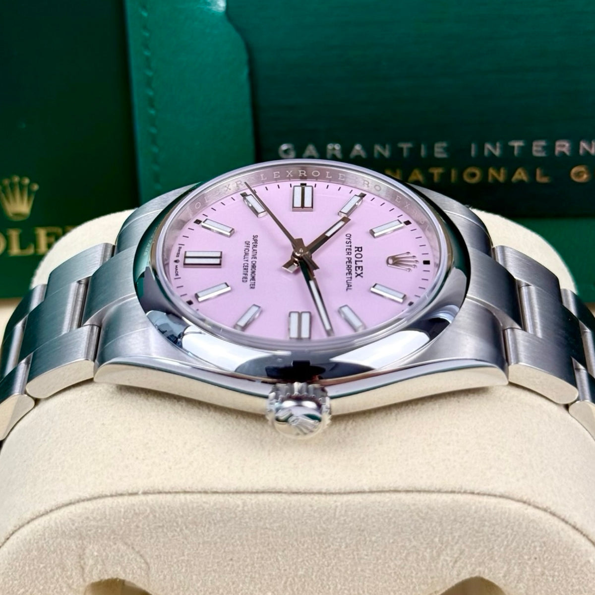 Rolex Oyster Perpetual 41 Ref. 134300 Candy Pink – Neu, Fullset 09/2026