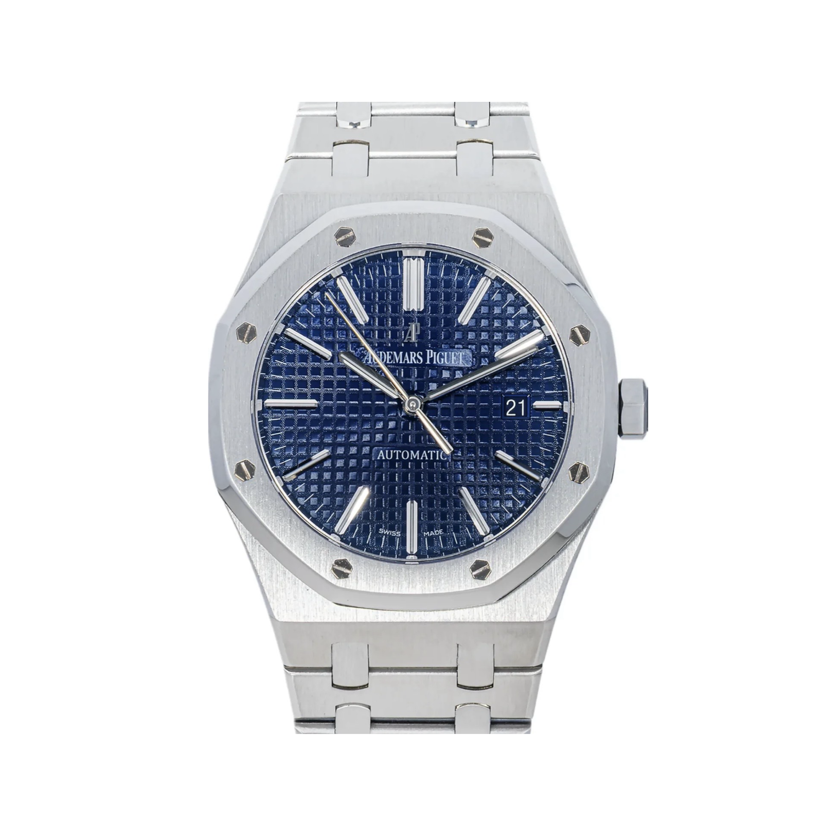 Audemars Piguet Royal Oak Ref. 15400ST Blau – Sehr gut, Fullset 2017 | Finer Things