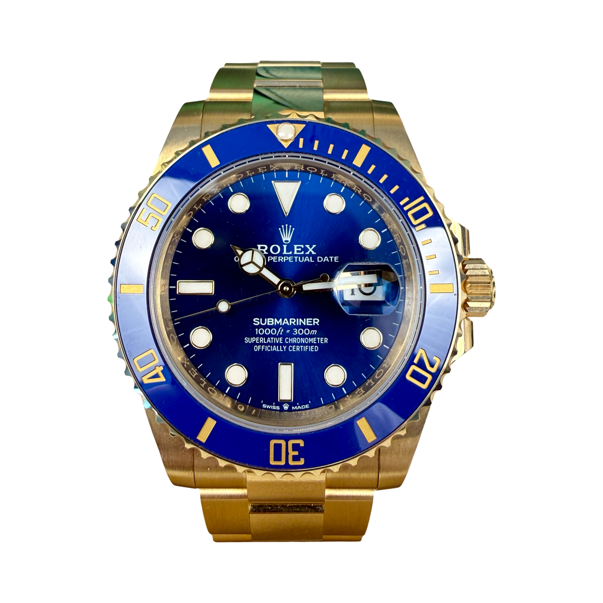 ROLEX SUBMARINER DATE 126618LB "Bluesy" 08/2025 LC100 NEU FULLSET