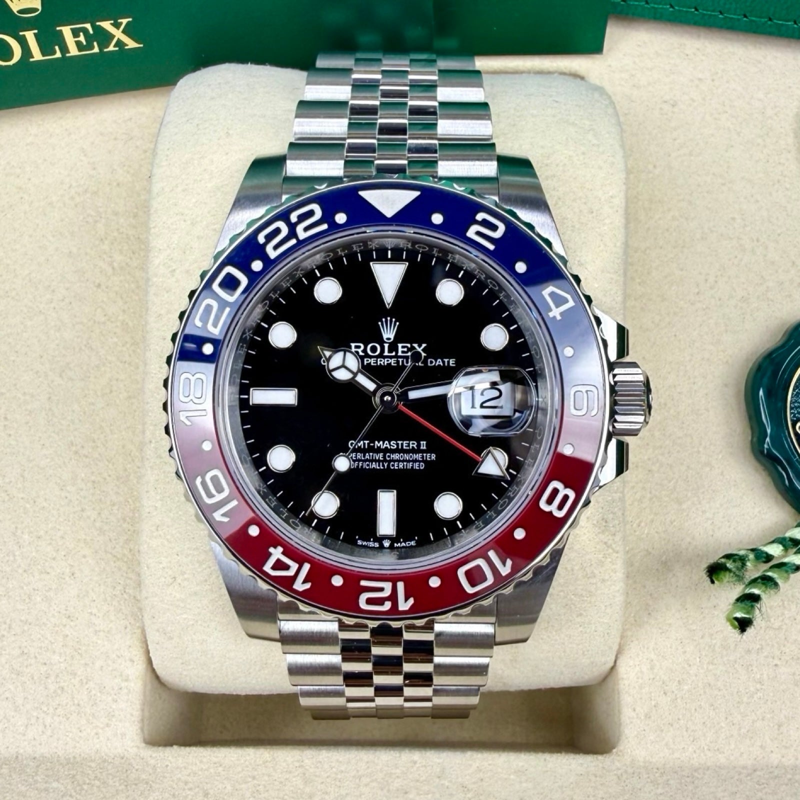 ROLEX GMT-MASTER II PEPSI 126710BLRO JUBILEE 11/2025 NEU FULLSET