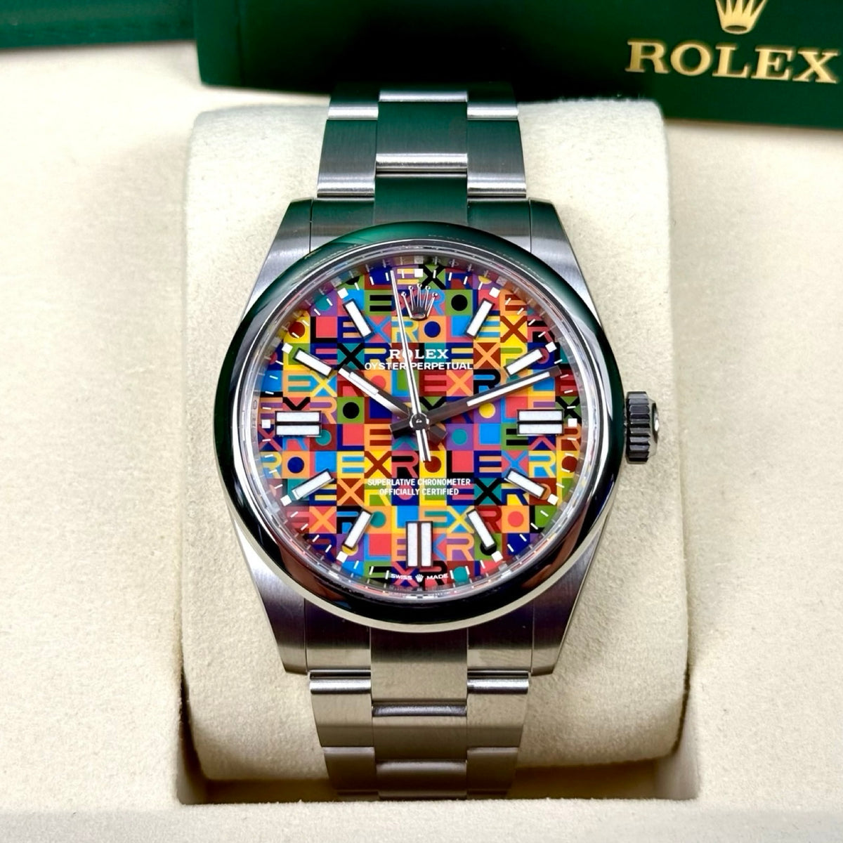 Rolex Oyster Perpetual 41 134300 Multicolor Jubilee – Neu, Fullset 07/2026
