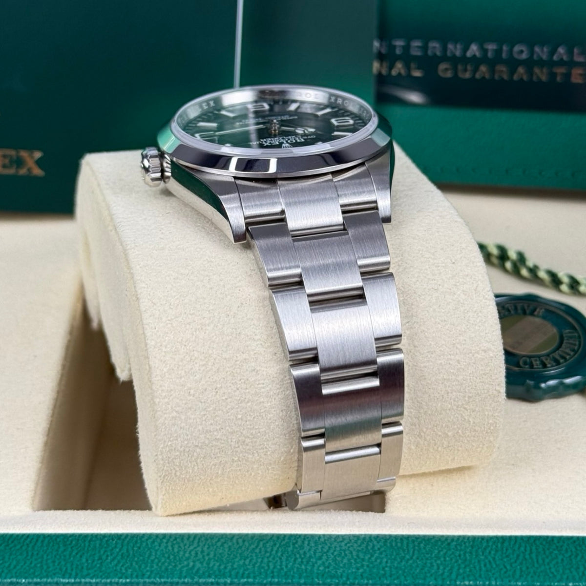 Rolex Explorer 36 Ref. 124270 Schwarz – Neu, LC100, Fullset 09/2026