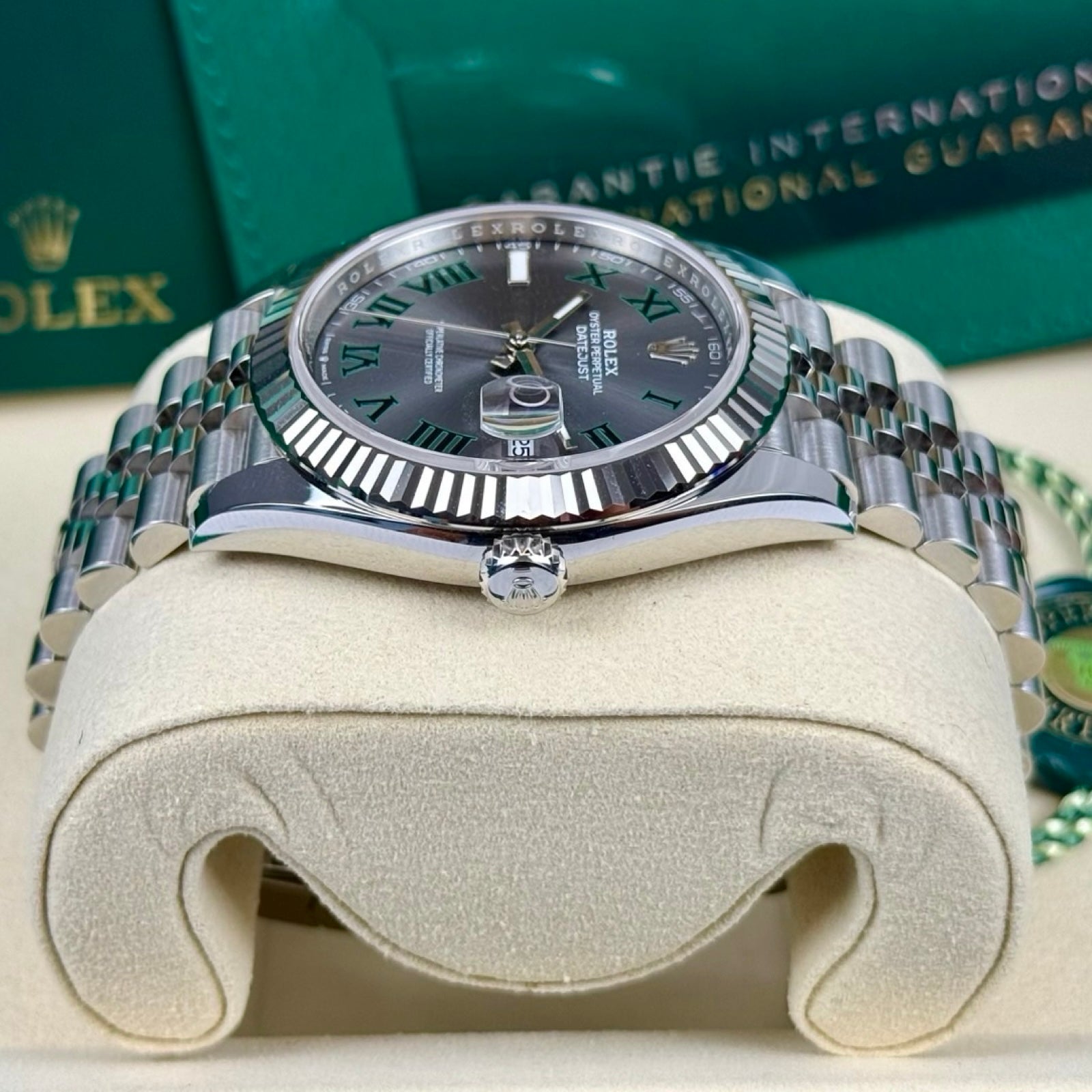 Rolex Datejust 41 Ref. 126334 Wimbledon Jubilee – LC100, Neu, Fullset 06/2026