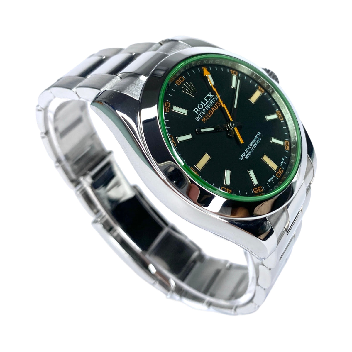 ROLEX MILGAUSS SCHWARZ 116400GV 2017 LC EU FULLSET