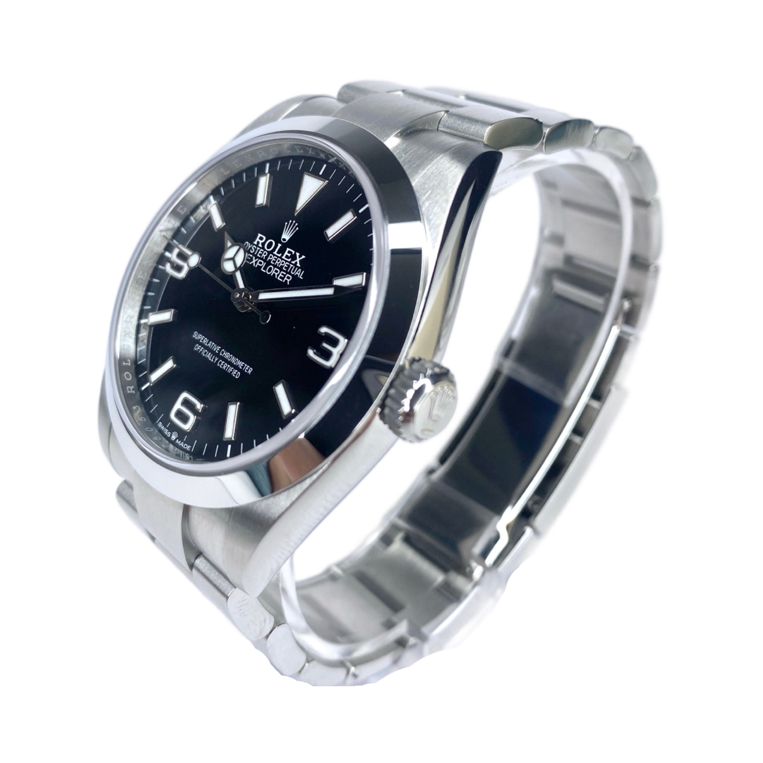 ROLEX EXPLORER I 224270 09/2023 NEU FULLSET LC100