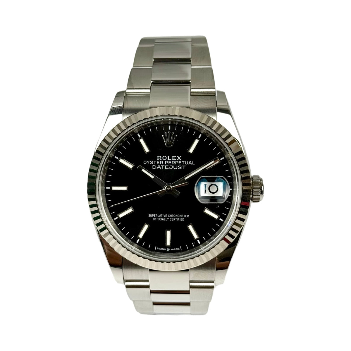 Rolex Datejust 36 Ref. 126234 Schwarz – Neu, LC100, Fullset 03/2026 | Finer Things