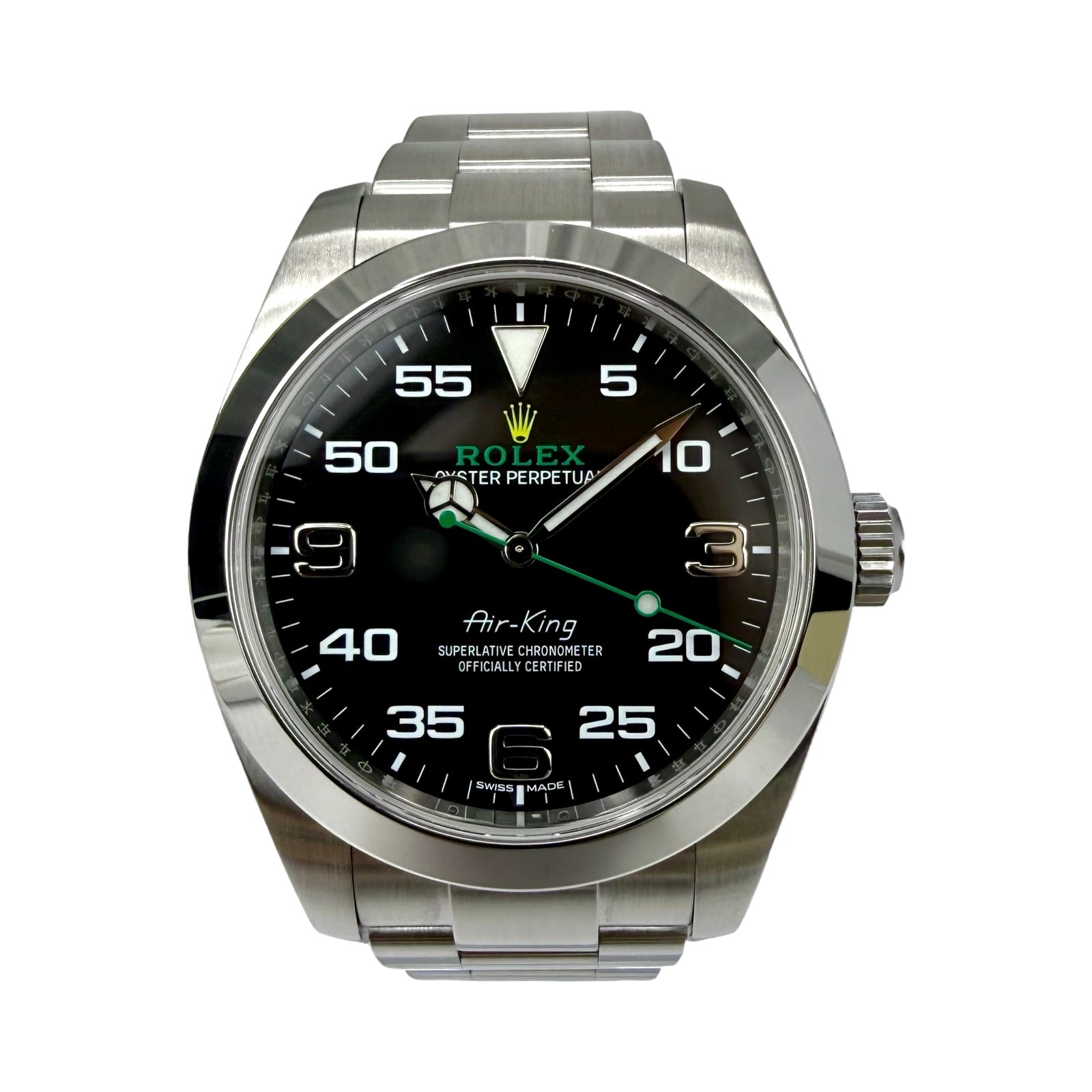 ROLEX AIR-KING 116900 12/2017 WIE NEU FULLSET