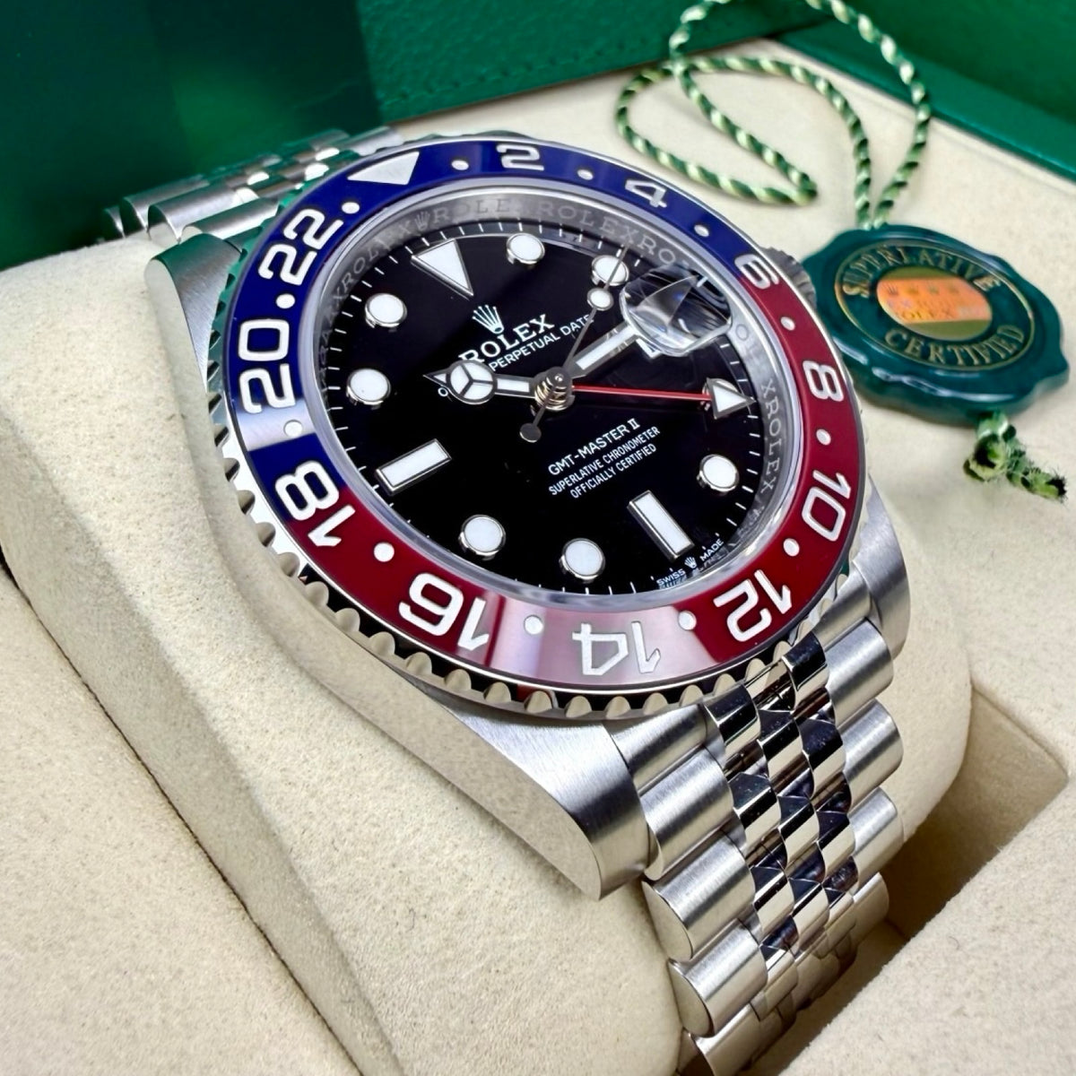 ROLEX GMT-MASTER II PEPSI 126710BLRO JUBILEE 11/2025 NEU FULLSET
