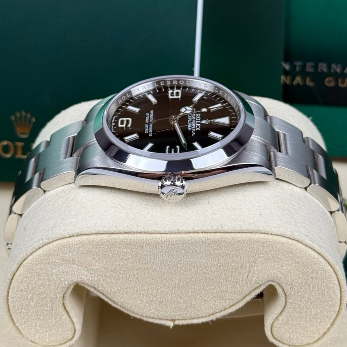 Rolex Explorer 36 Ref. 124270 Schwarz – Neu, LC100, Fullset 09/2026