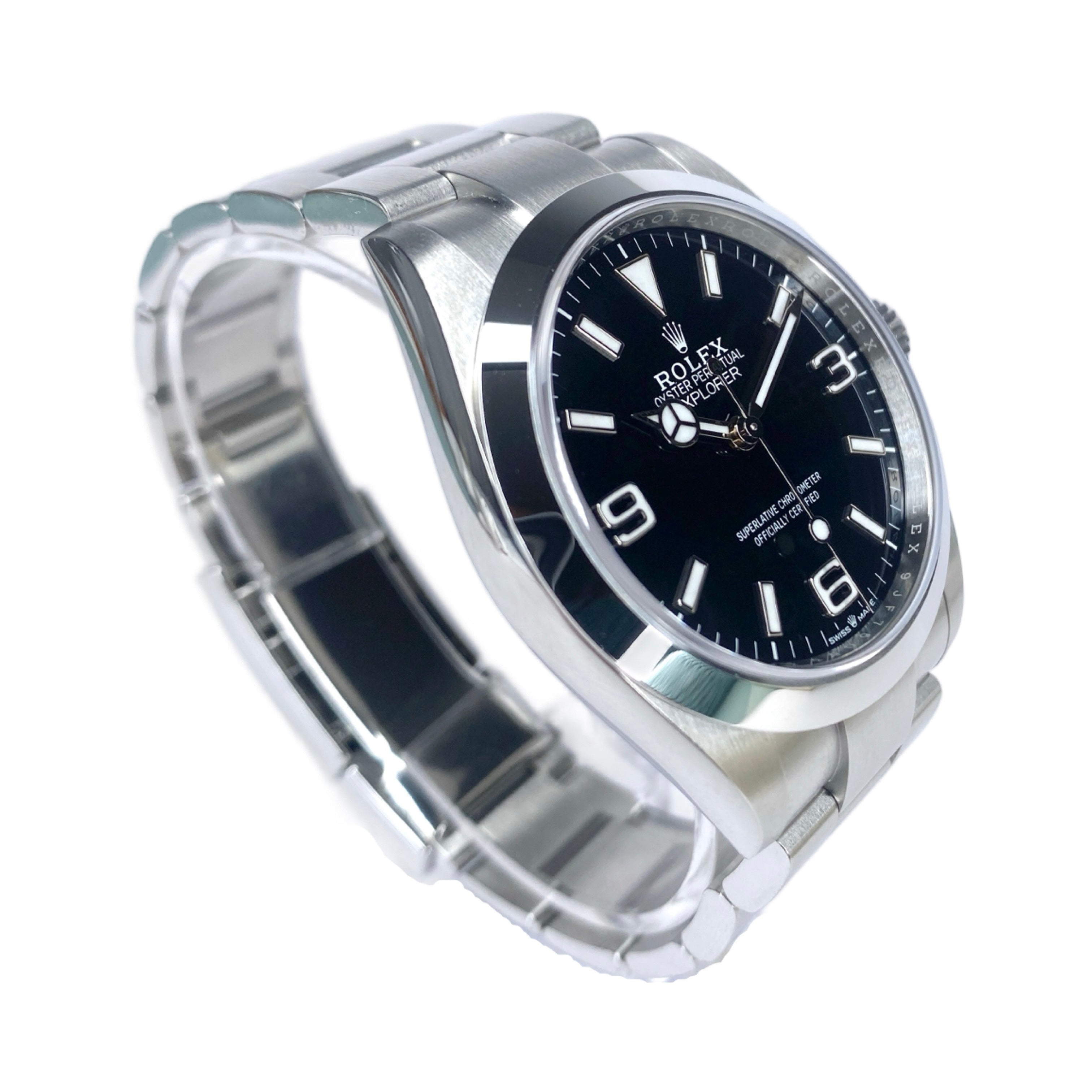 ROLEX EXPLORER I 224270 09/2023 NEU FULLSET LC100