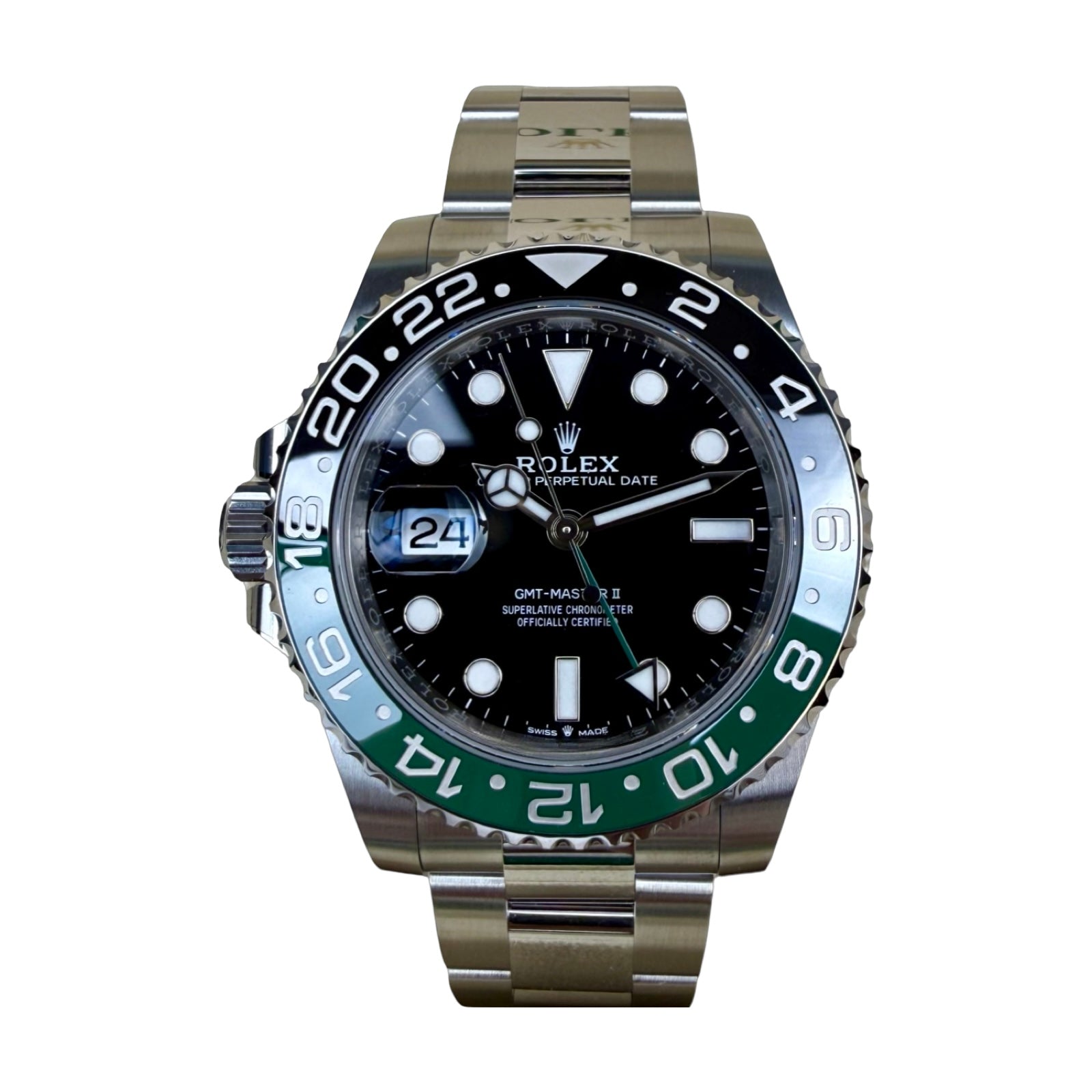 ROLEX GMT-MASTER II SPRITE 126720VTNR OYSTER 08/2024 NEU FULLSET