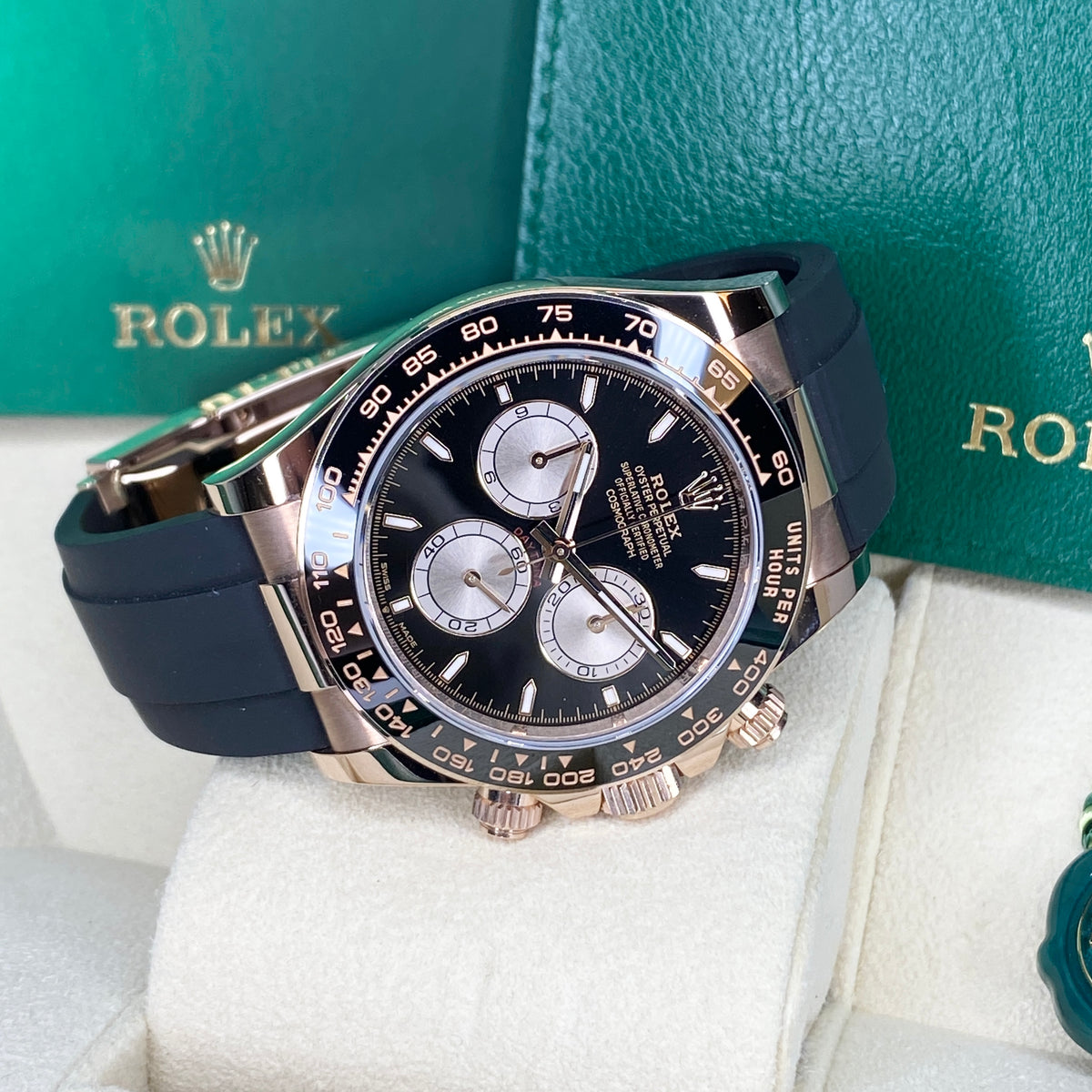ROLEX DAYTONA OYSTERFLEX ROSÉGOLD 126515LN 08/2024 NEU FULLSET