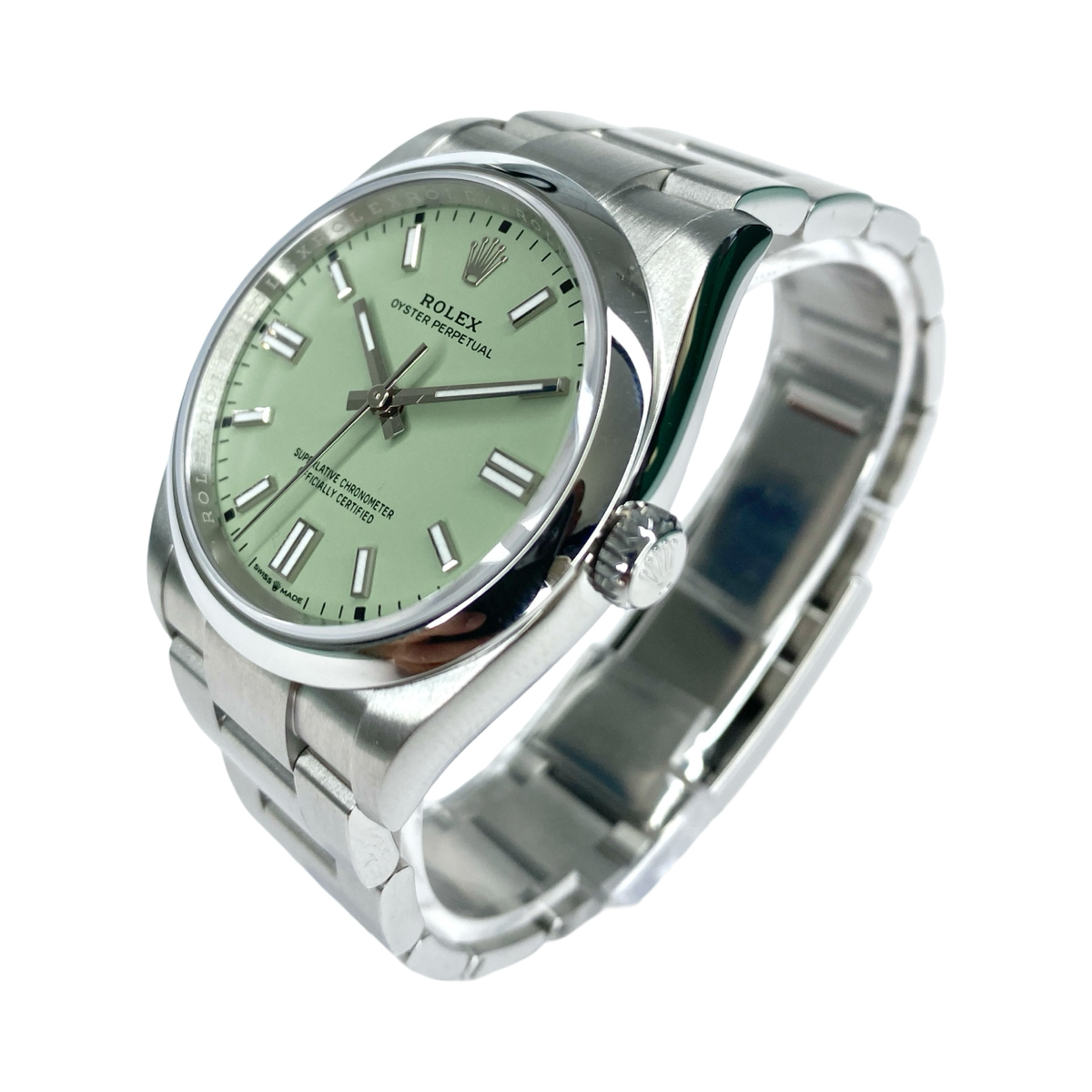 Rolex Oyster Perpetual 36 Ref. 126000 Pistachio – Neu, Fullset 02/2026 | Finer Things