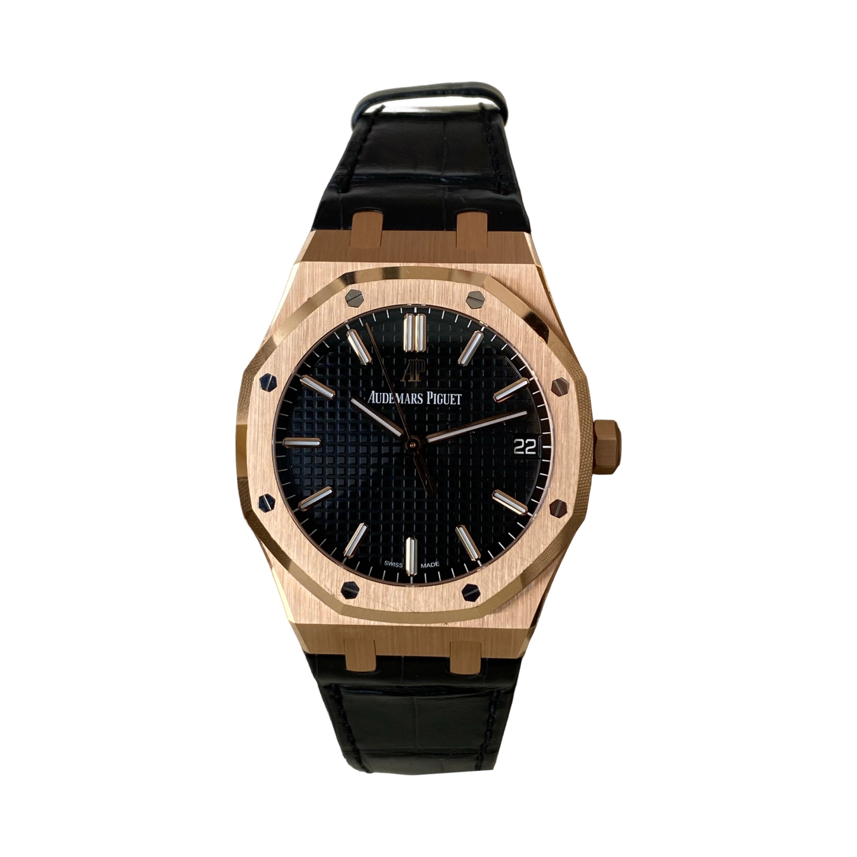AUDEMARS PIGUET ROYAL OAK ROSÉGOLD 155000R.O0.D002CR.01 06/2022 FULLSET