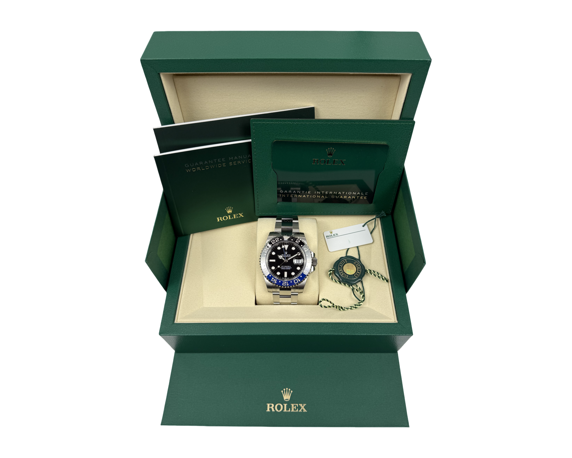 Rolex GMT-Master II Ref. 126710BLNR Batman – Neu, LC100, Full Set 05/2026 | Finer Things Köln
