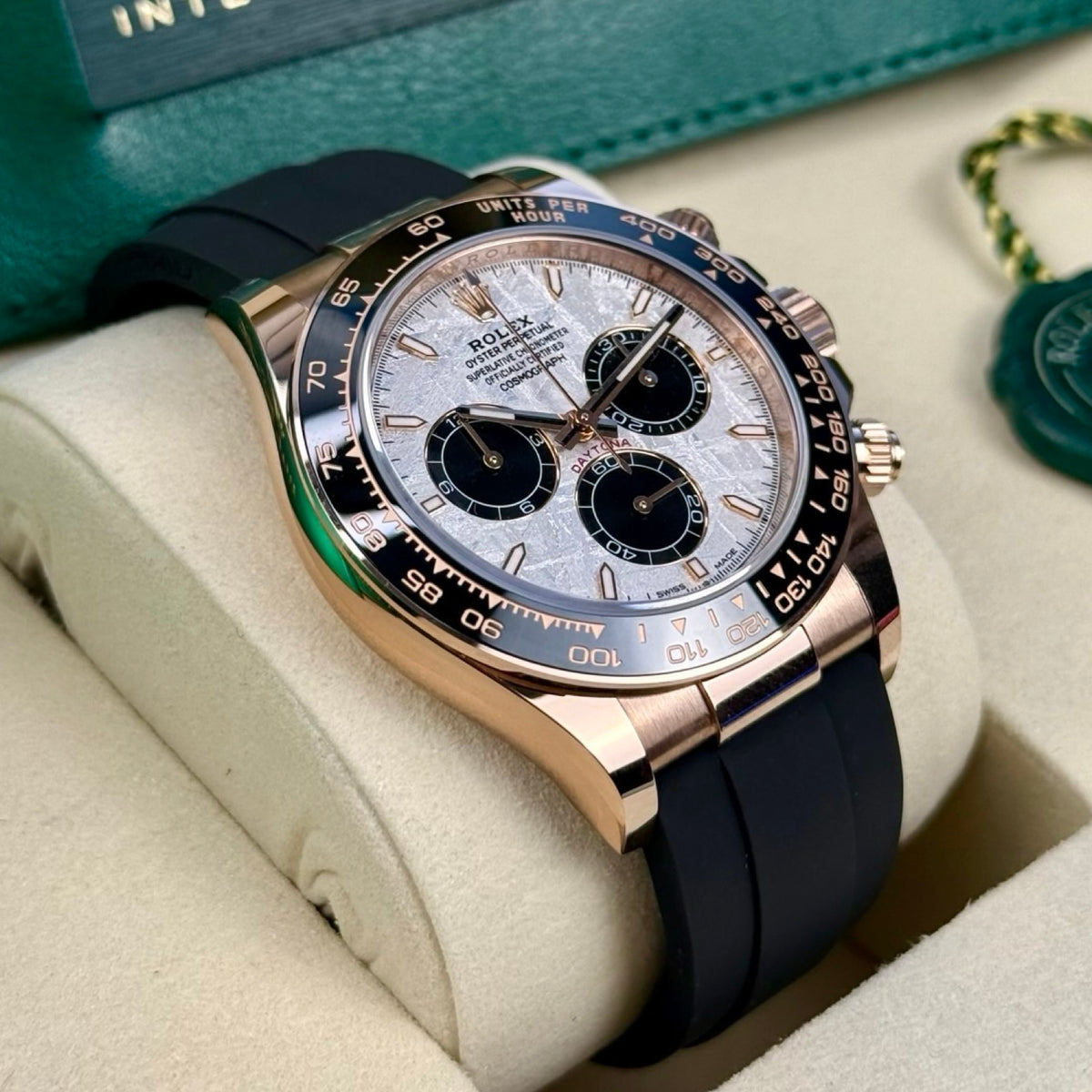 Rolex Daytona Ref. 126515LN Everose Meteorit – Neu, Fullset 10/2026
