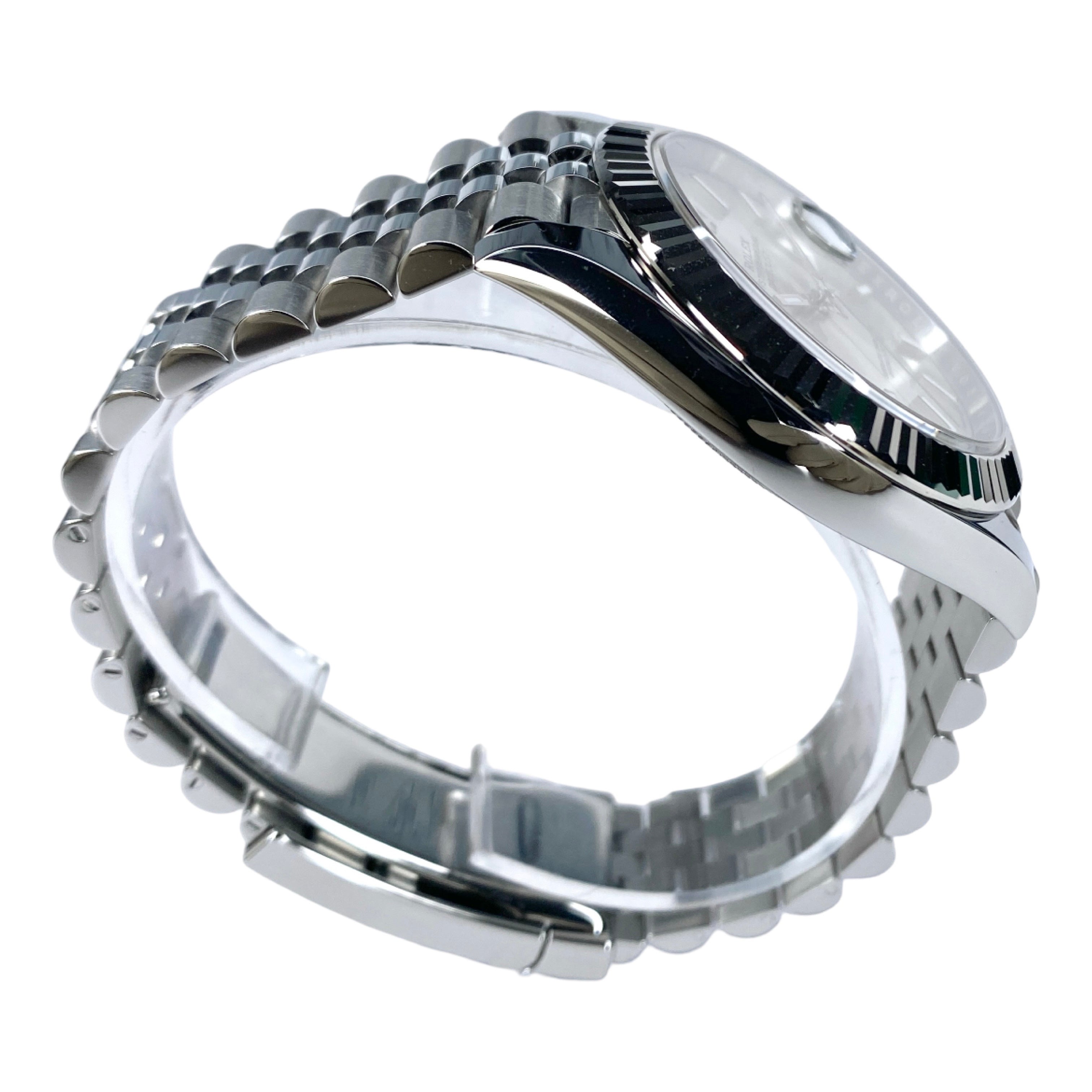 ROLEX DATEJUST 41 126334 SILBER JUBILEE 05/2025 NEU FULLSET