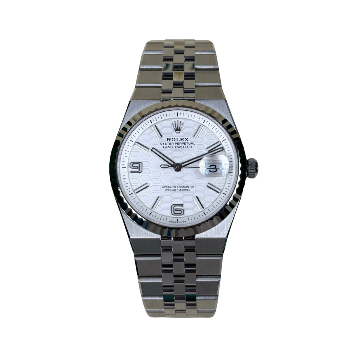 ROLEX LAND-DWELLER 36 STAHL 127234 03/2026 LC100 NEU FULLSET