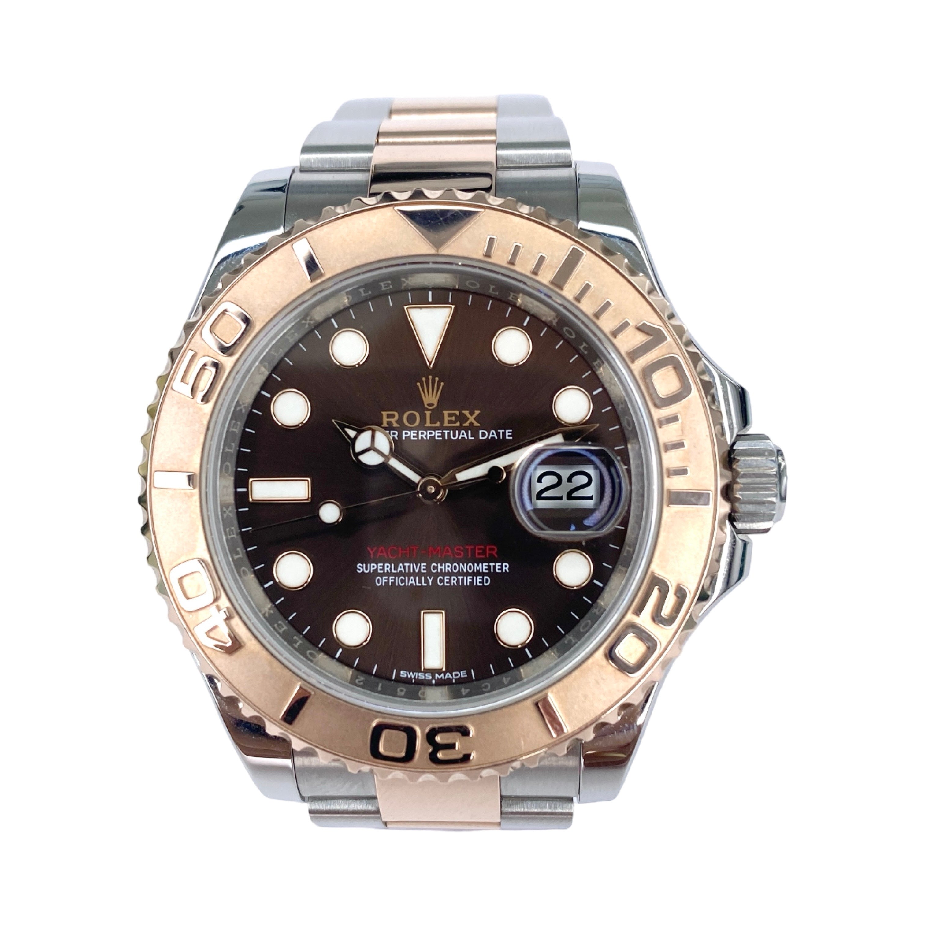 ROLEX YACHT-MASTER 40 116621 09/2016 CHOCOLATE DIAL FULLSET