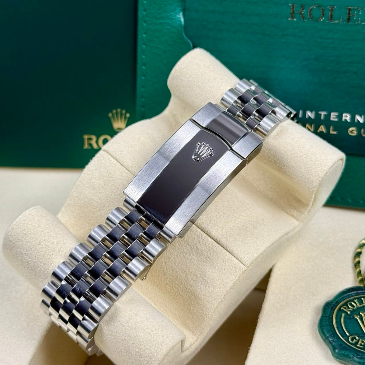Rolex Datejust 36 126200 Grün Ombré Jubilee – Neu, Fullset 10/2026