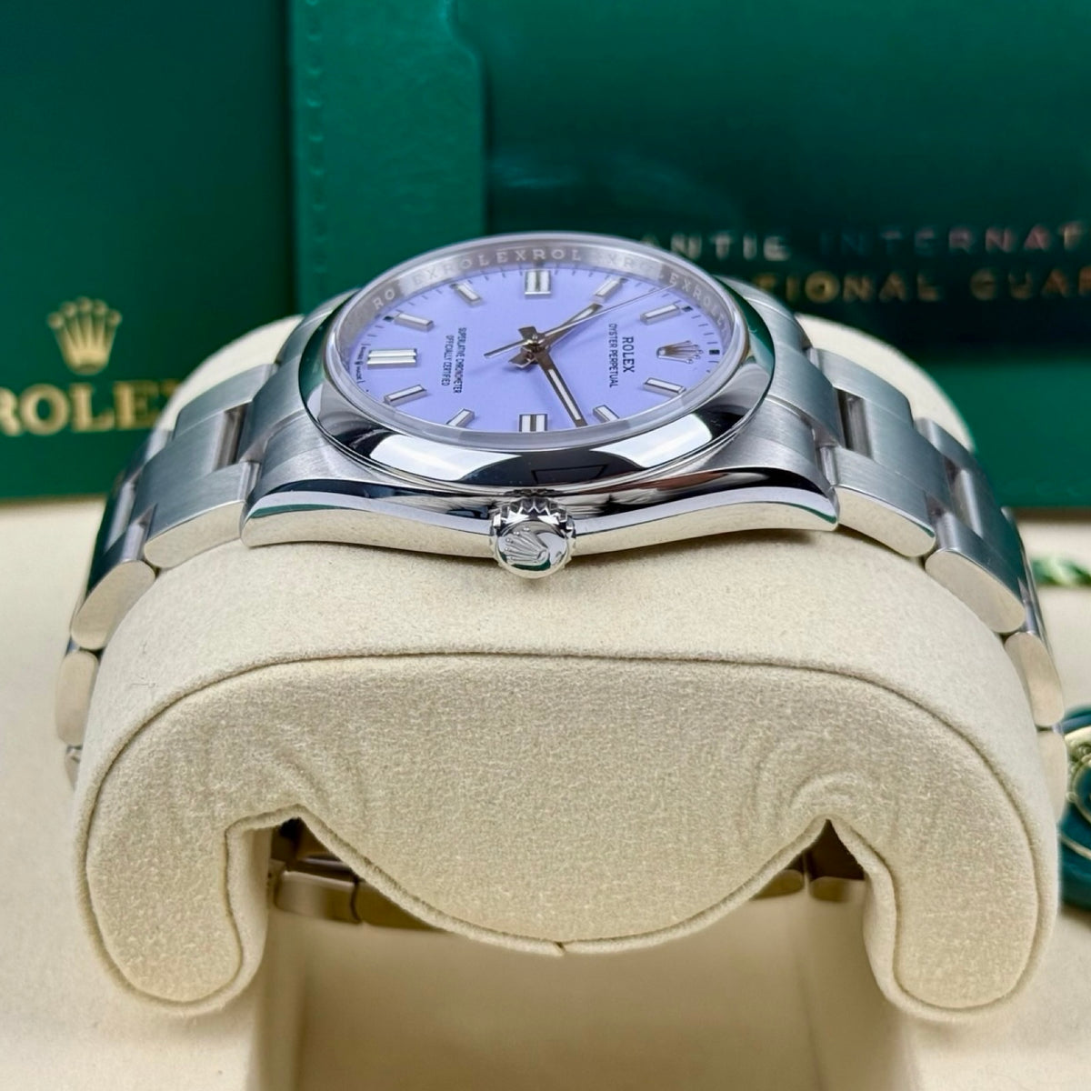 ROLEX OYSTER PERPETUAL 36 126000 LAVENDER 2026 NEU FULLSET
