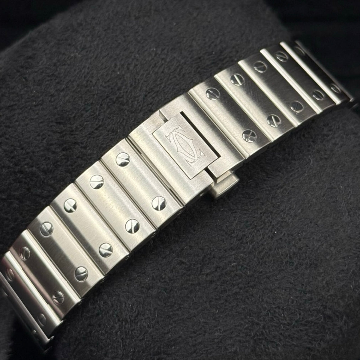 CARTIER SANTOS DE CARTIER WSSA0029 MEDIUM WEISS 03/2026 LC100 NEU FULLSET