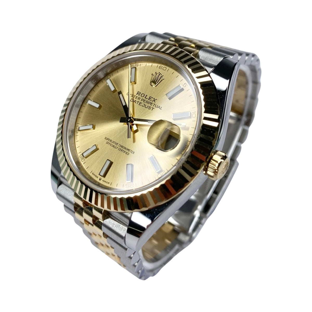 ROLEX DATEJUST 41 126333 STAHL/GOLD CHAMPAGNER 05/2024 LC100 NEU FULLSET