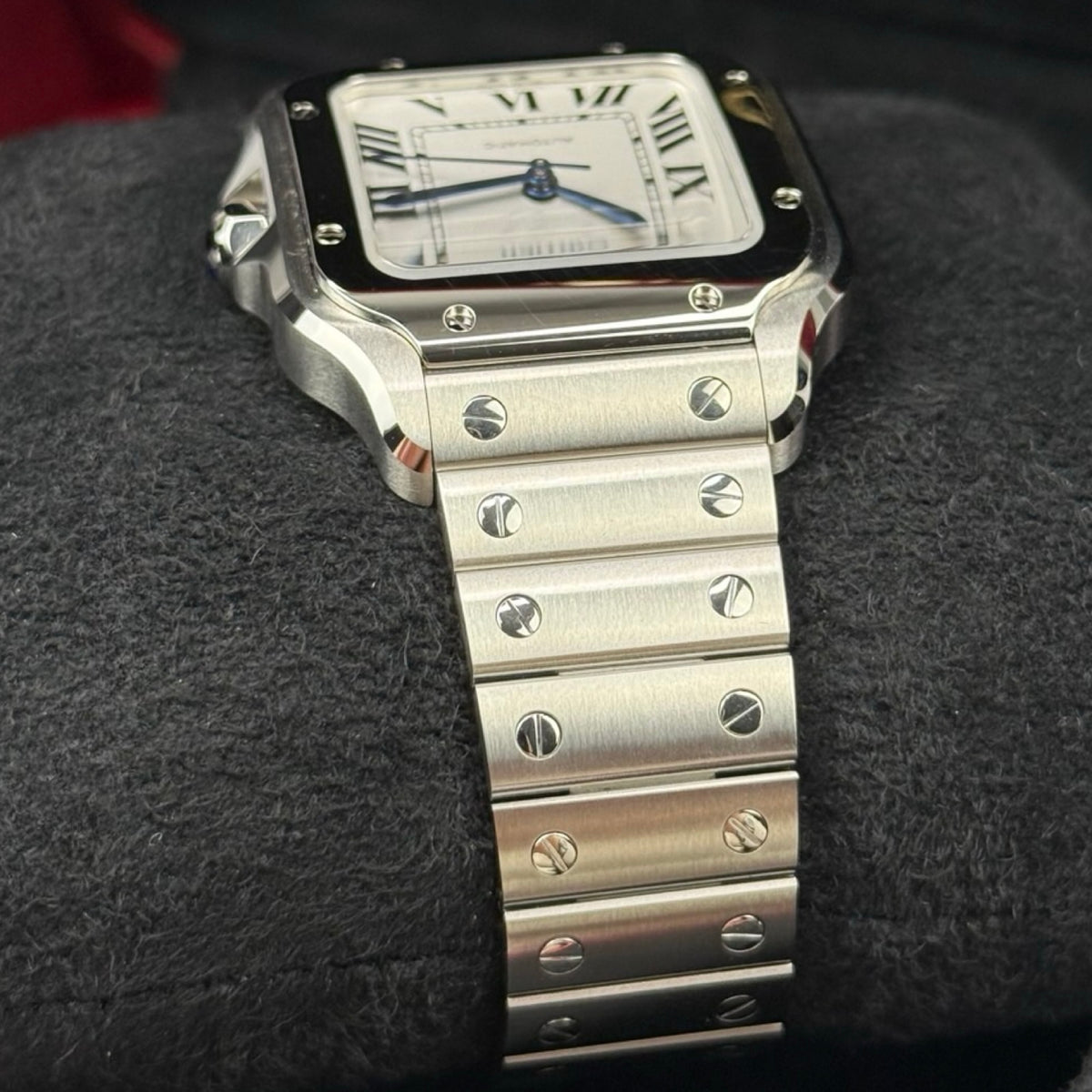 CARTIER SANTOS DE CARTIER WSSA0029 MEDIUM WEISS 03/2026 LC100 NEU FULLSET